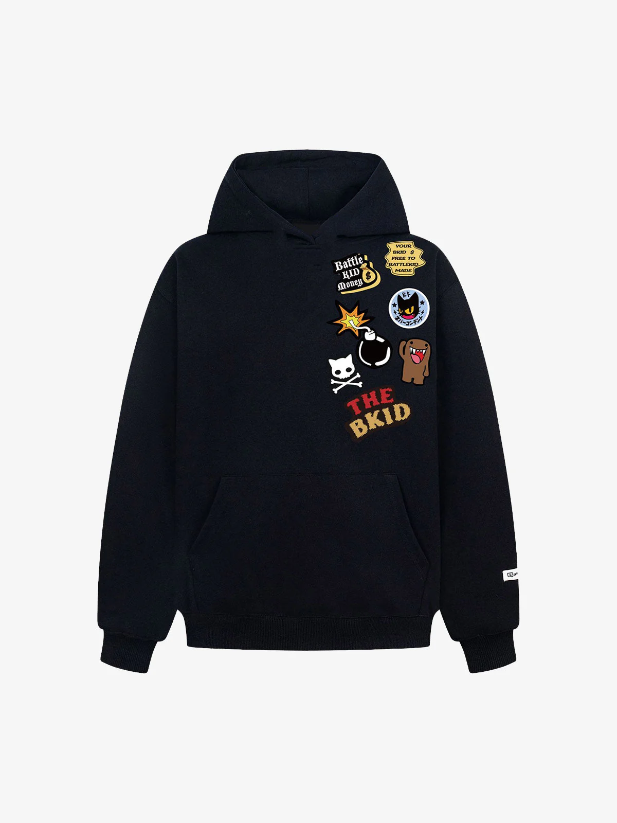 Street Embroidered Letter Badge Hoodie - Image 6
