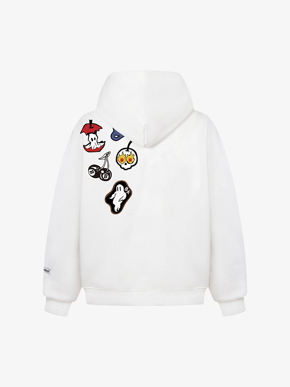 Street Embroidered Letter Badge Hoodie - Image 8