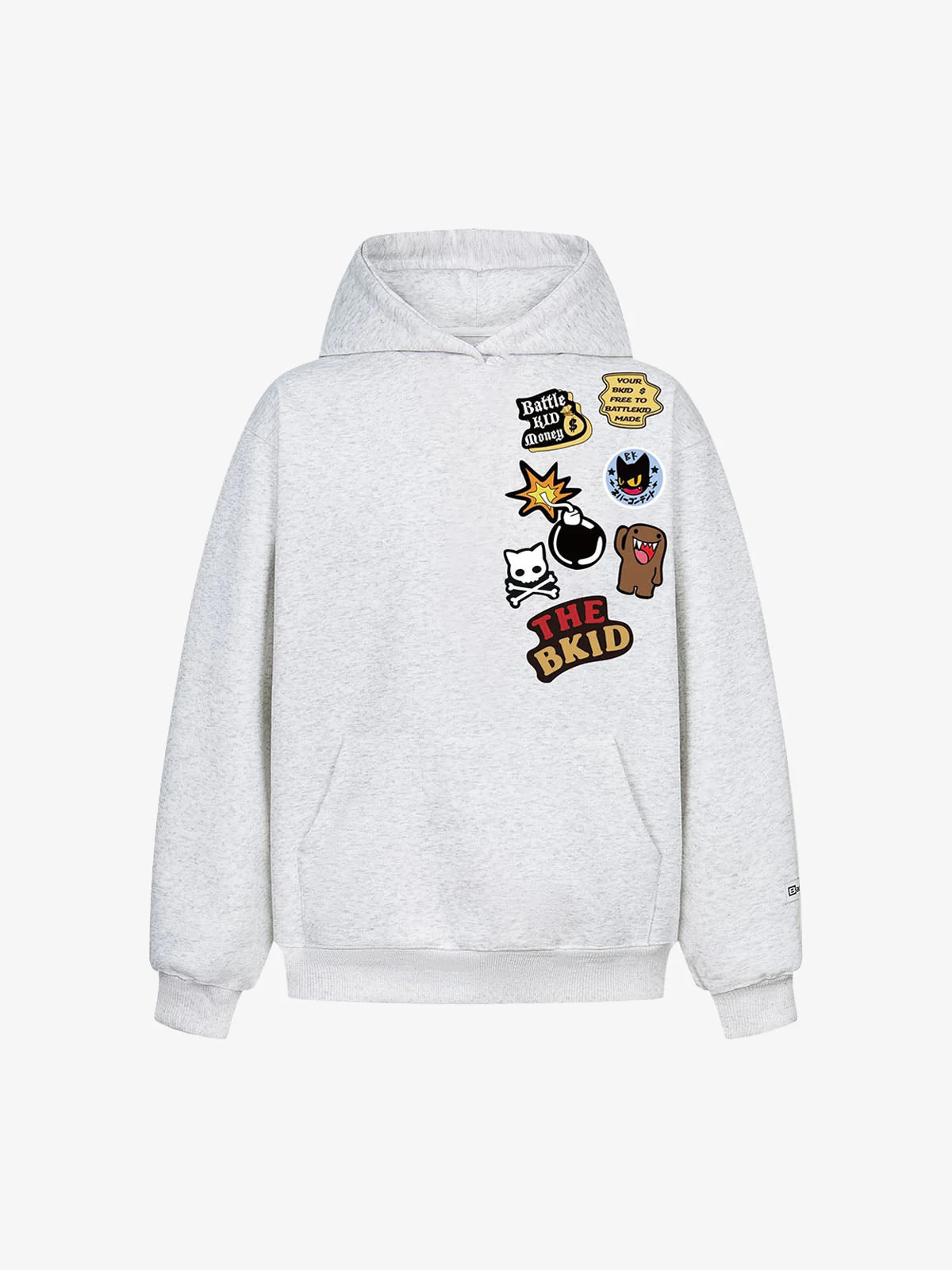 Street Embroidered Letter Badge Hoodie - Image 9