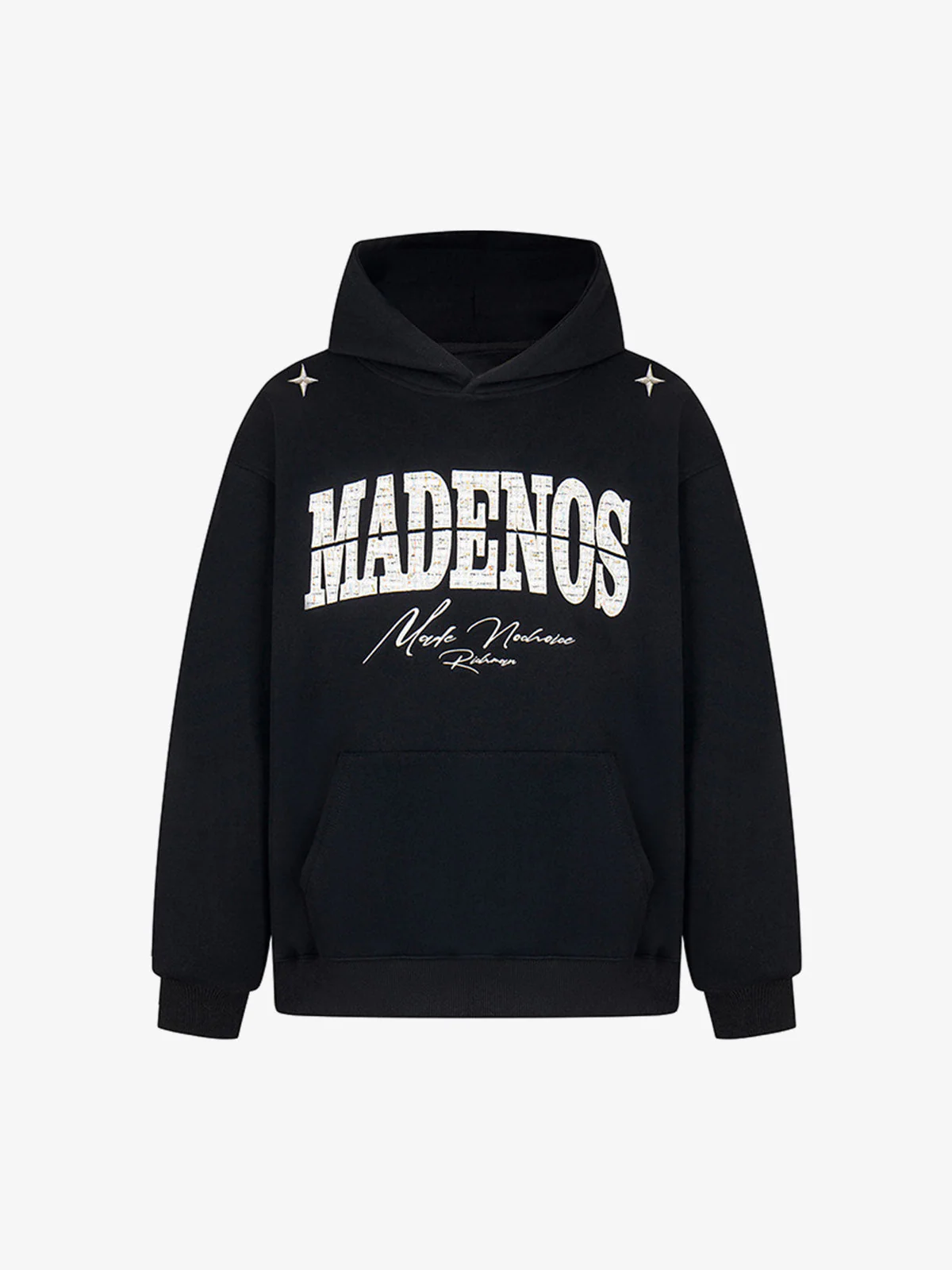 Street Letter Embroidery Simple Loose Hoodie