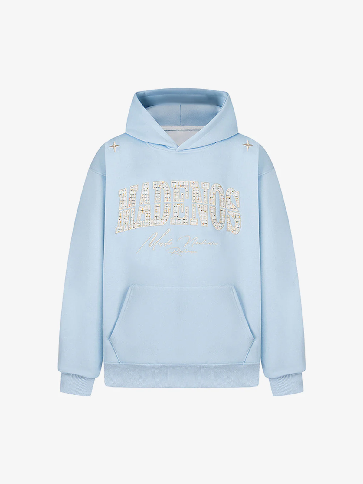 Street Letter Embroidery Simple Loose Hoodie - Image 11