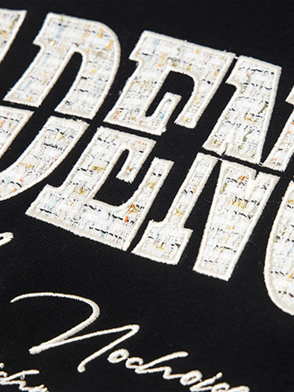 Street Letter Embroidery Simple Loose Hoodie - Image 7