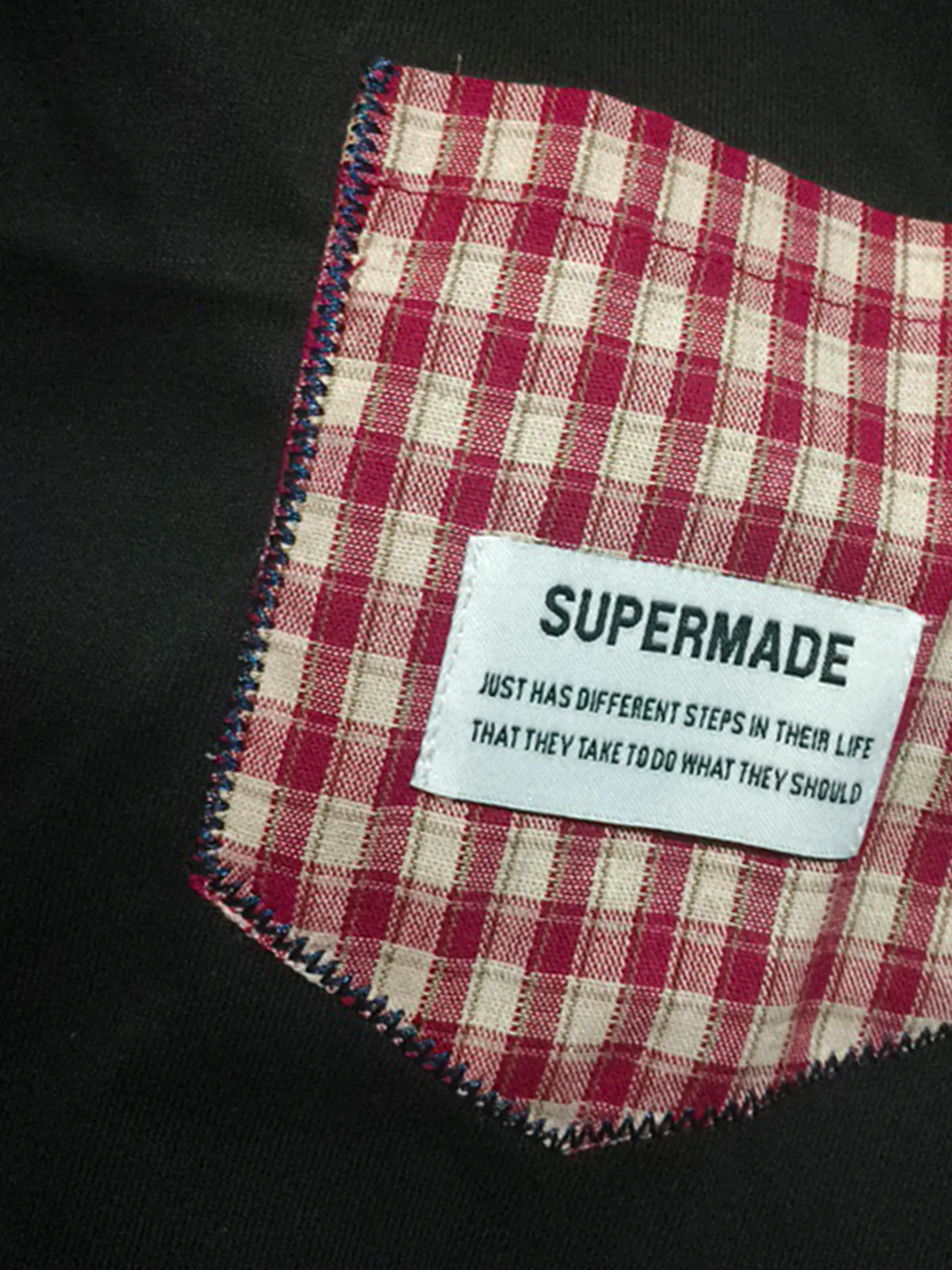 Street Plaid Tie Short Sleeve T-Shirt - Image 6