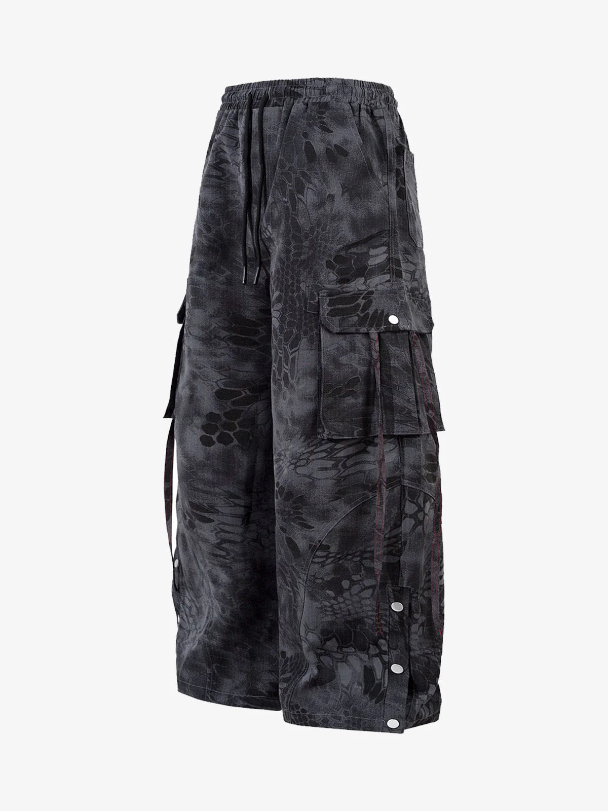 Street Snake Camo Multi-pocket Cargo Pants - Image 6