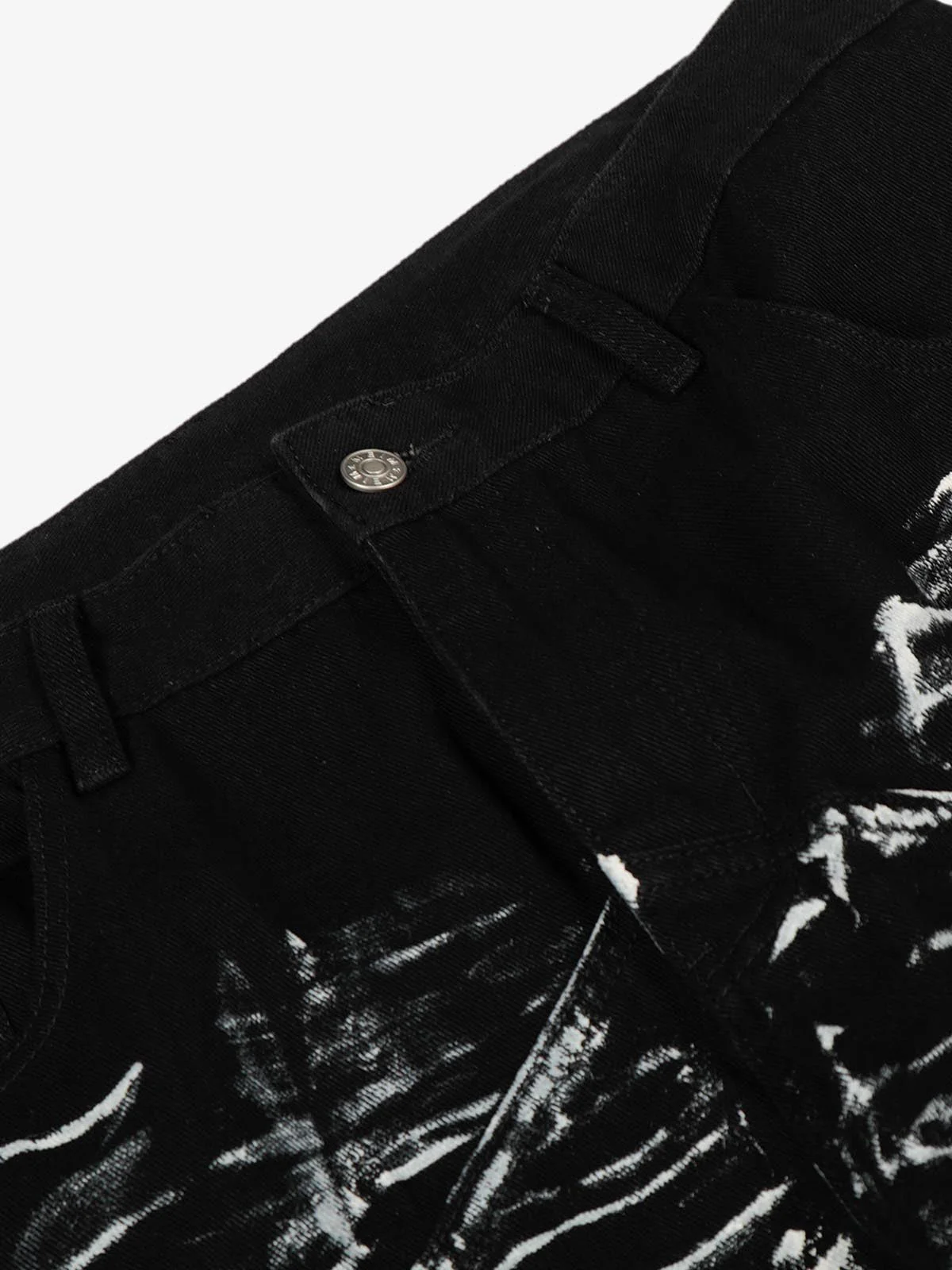 Street Star Painted Barrel Jeans - Image 6