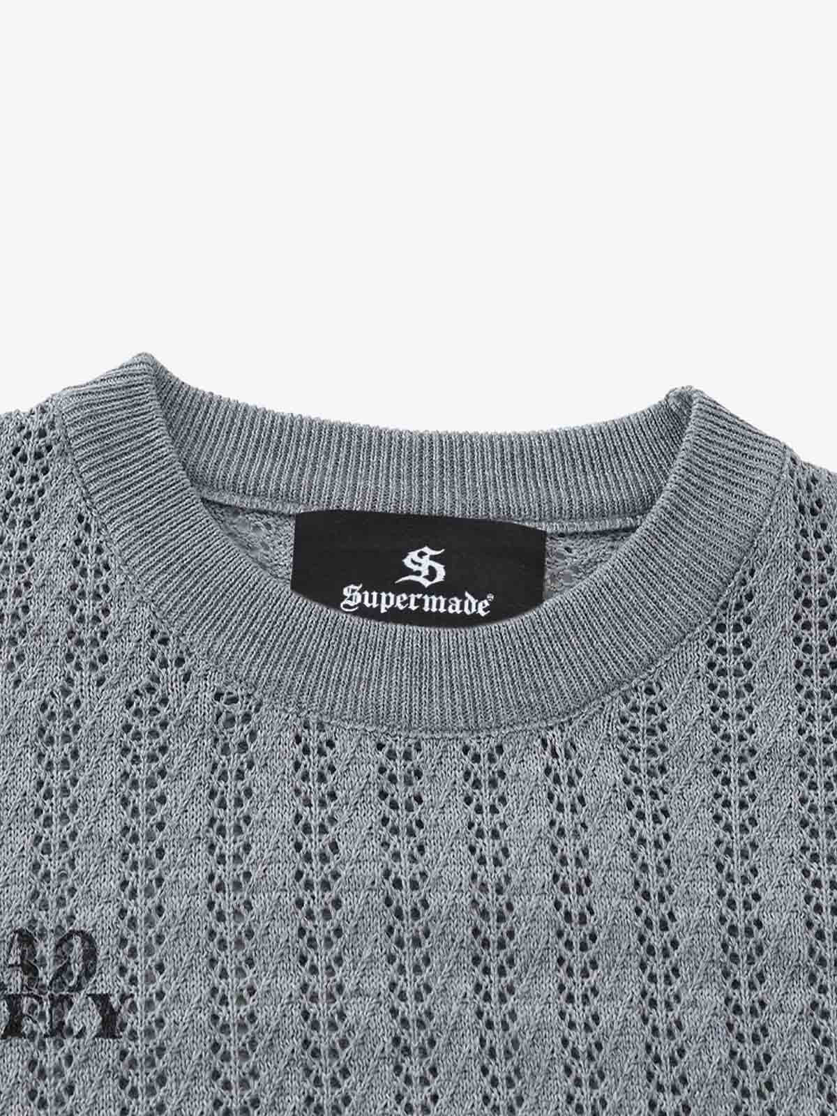 Streetwear Retro Hollow-Out Knit Sweater - Image 5
