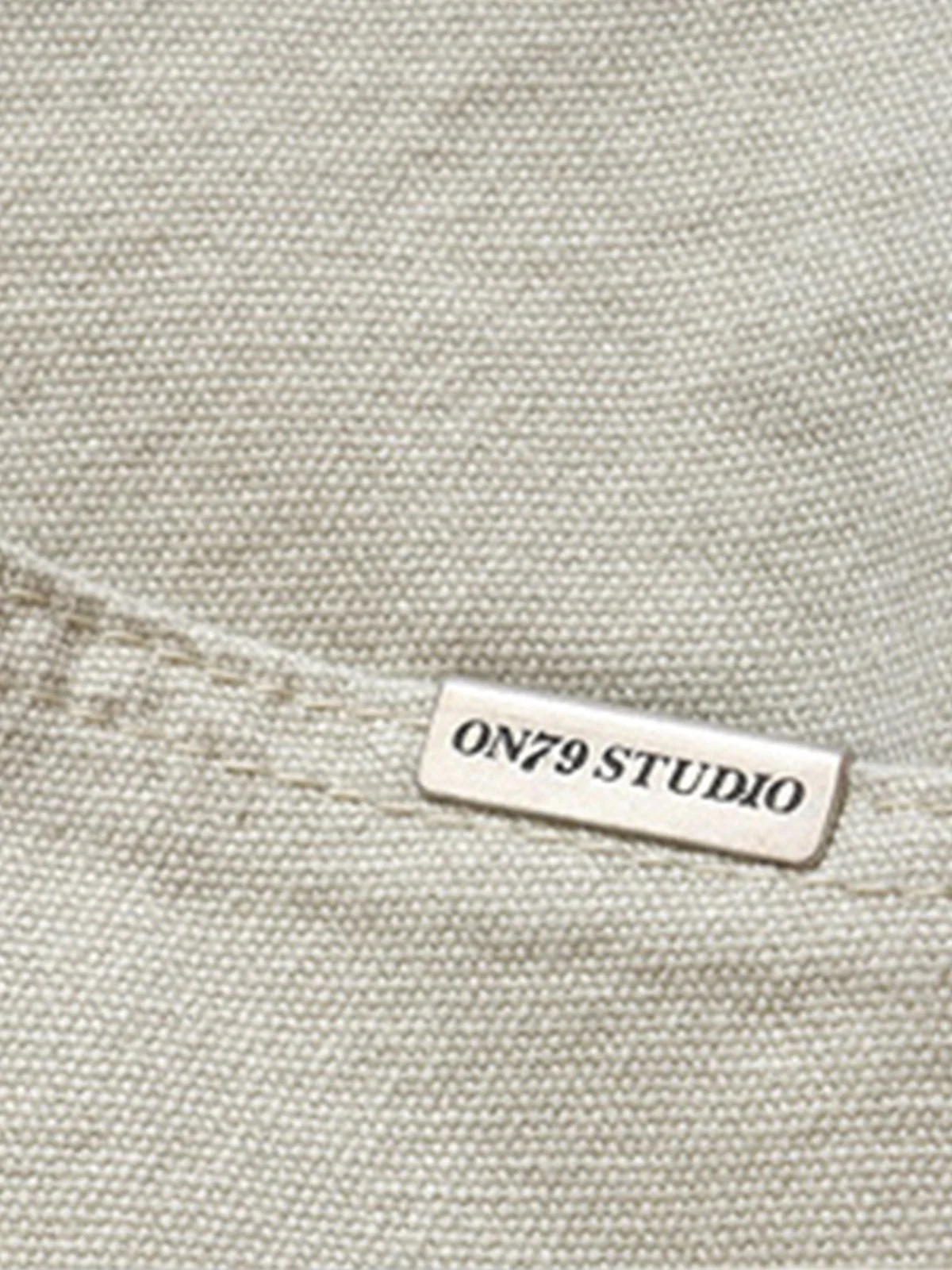 Retro Structured Design Cargo Shorts - Image 6
