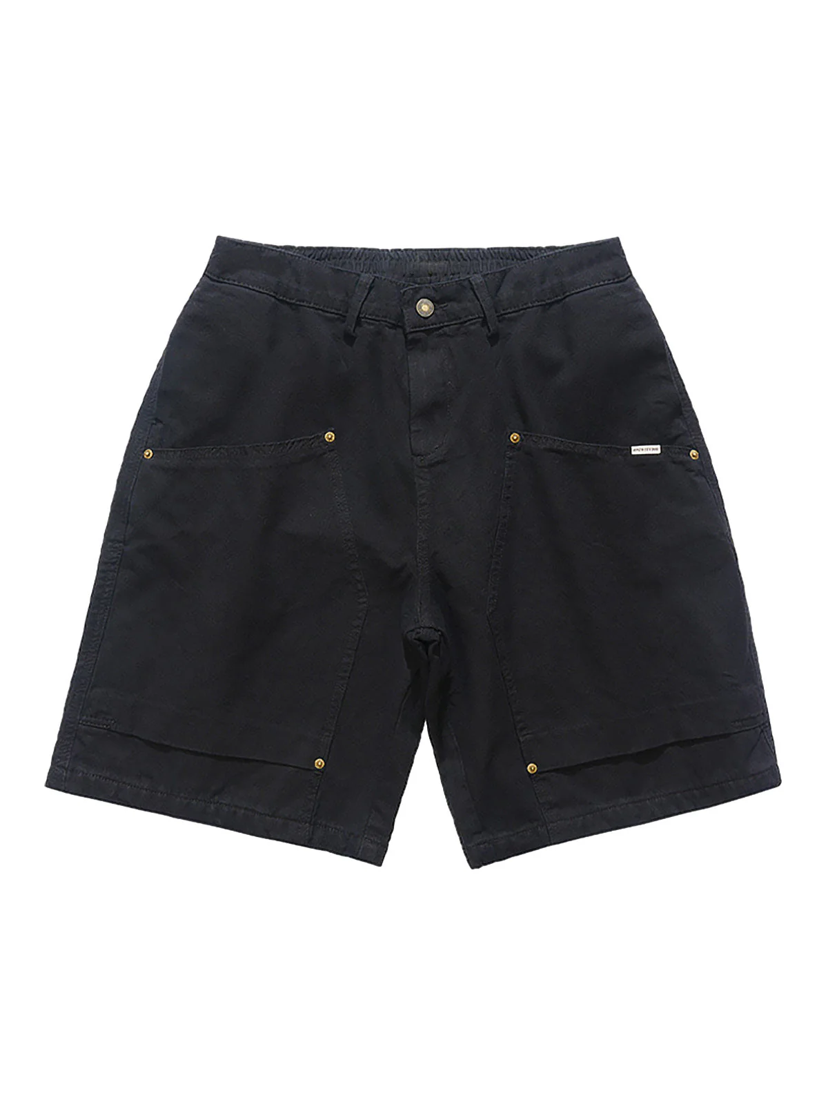 Retro Structured Design Cargo Shorts - Image 9