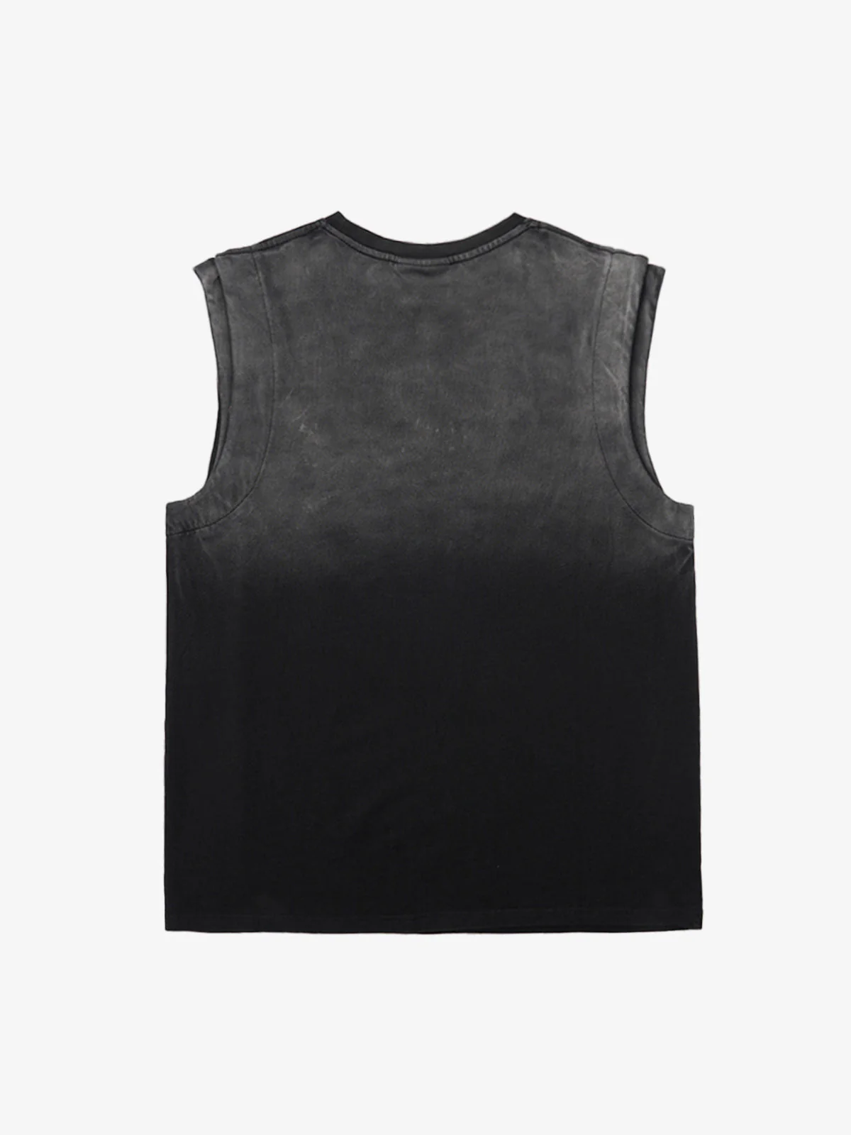 Jersey Knit Gradient Embroidered Stars Tank Top - 2461 - Image 2