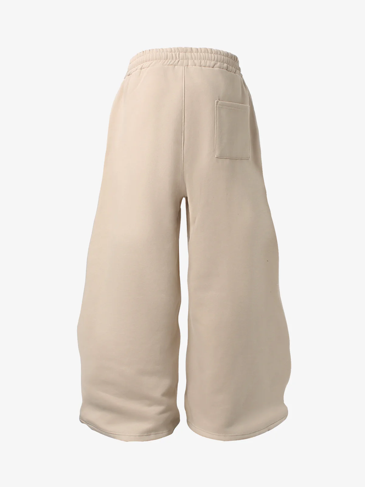 Retro Fleece-Lined Letter Graffiti Print Baggy Sweatpants - Image 6