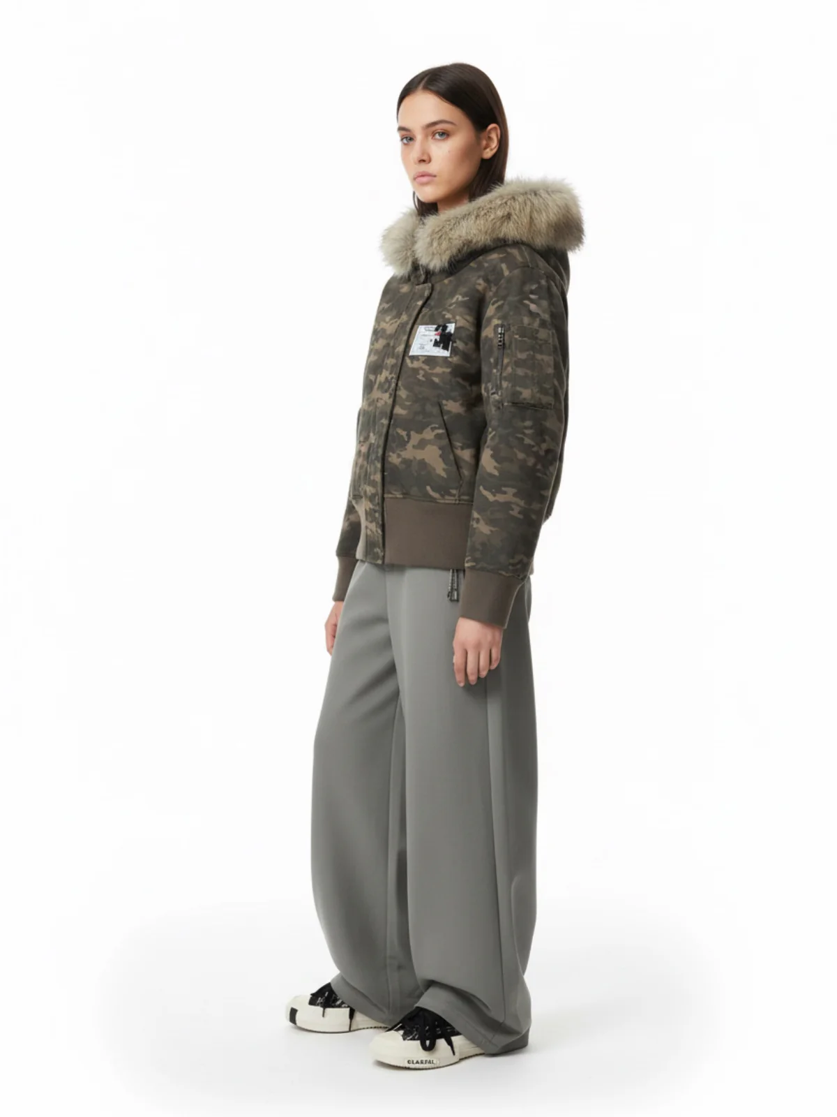 Elastic Waistband Barrel Pants - 2425 - Image 5