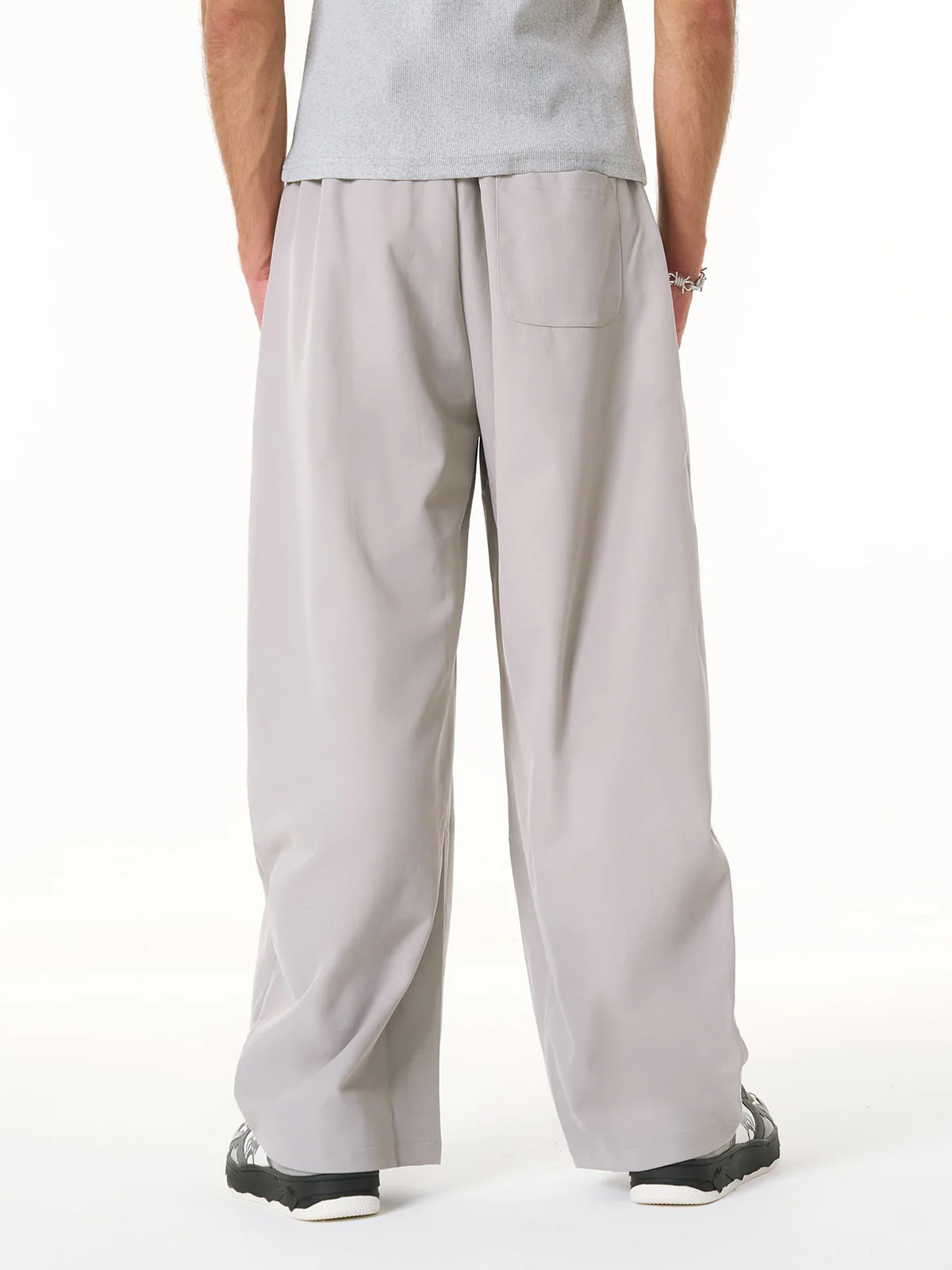 Pleated Belted Machete Track Pants - Image 11