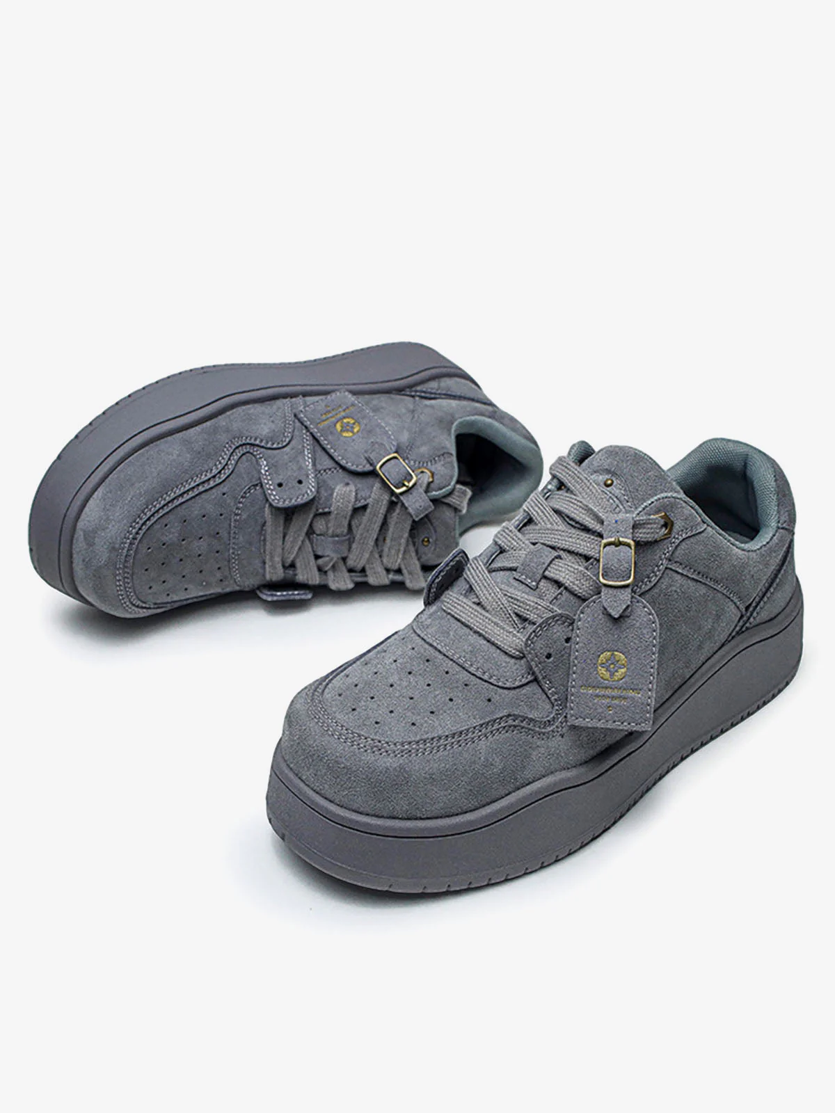 Suede Low-Top Skate Shoes - 2383 - Image 5