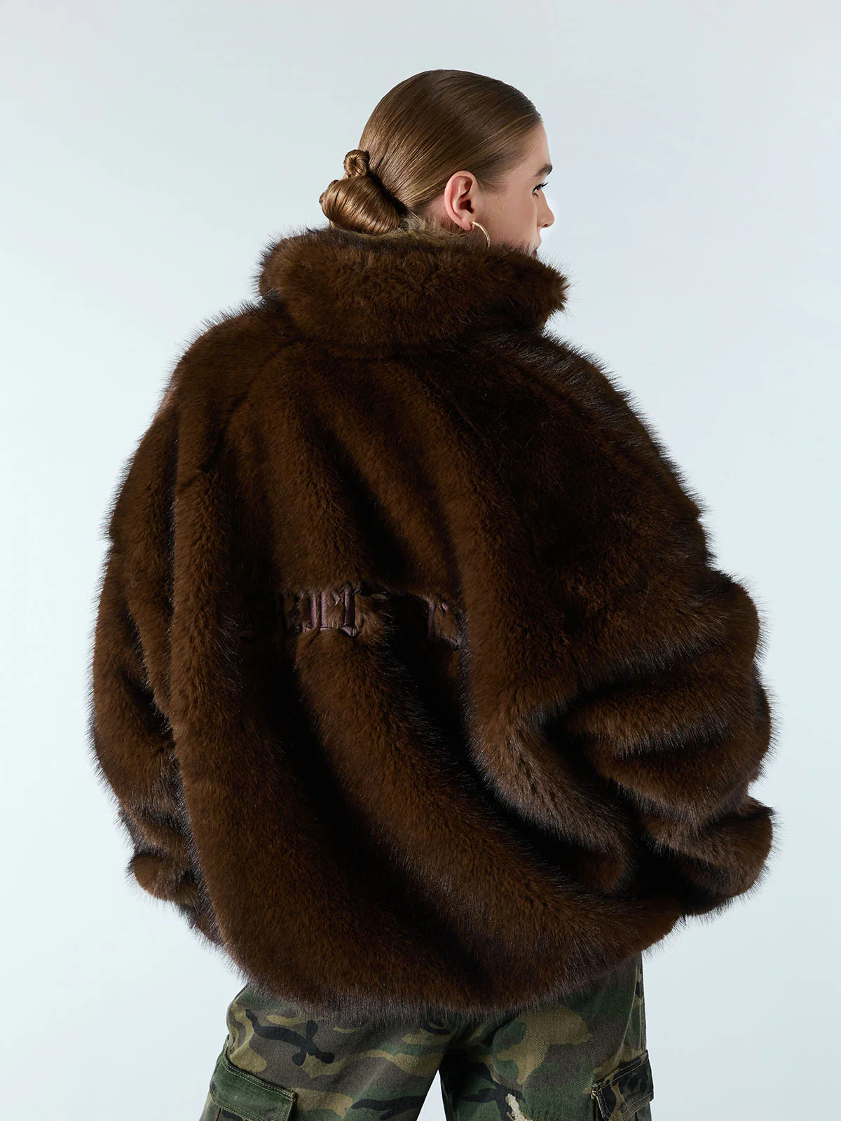 Supermade Embroidered Fur Jacket - 2486 - Image 6