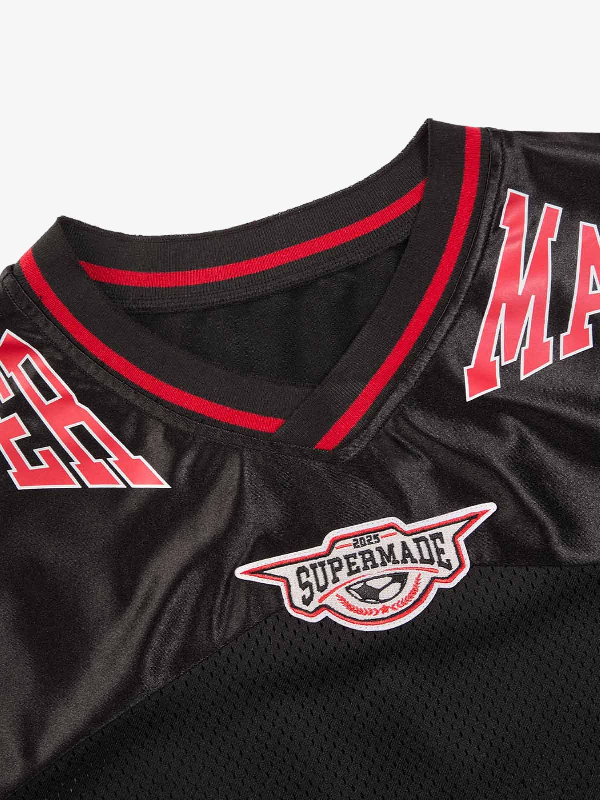 Original Flame Print Football Jersey T-Shirt - Image 11