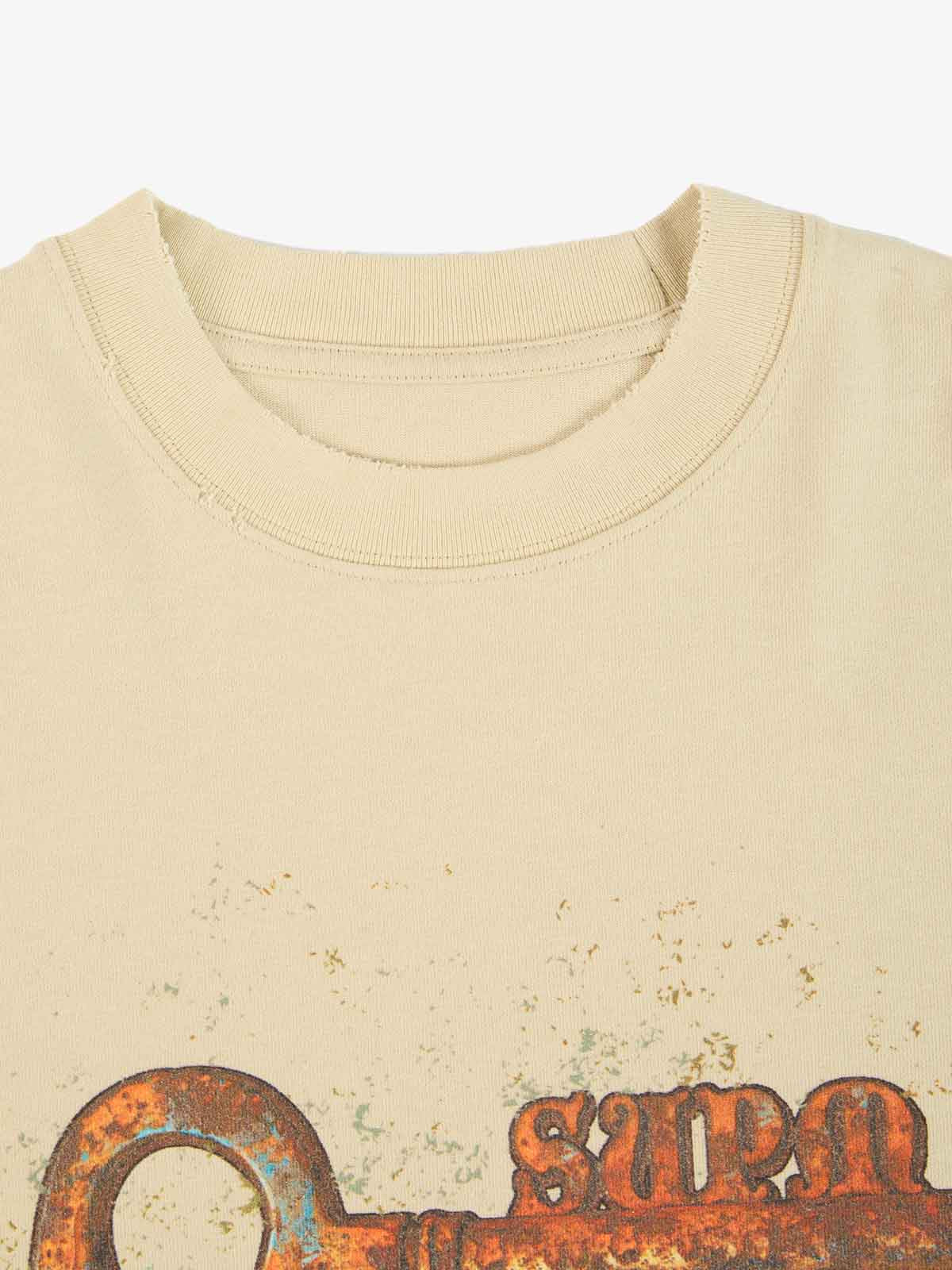 Supermade Rusty Metal Key Print T-Shirt - Image 21