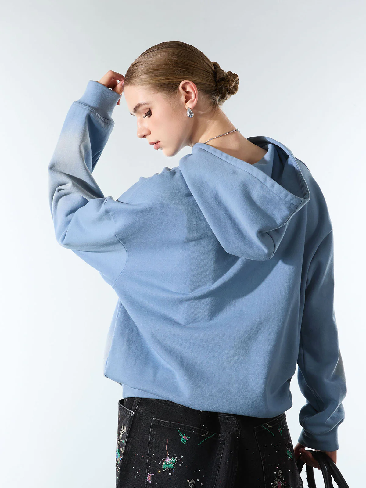 SUPM Dark Ombre Cathedral Hoodie - Image 8