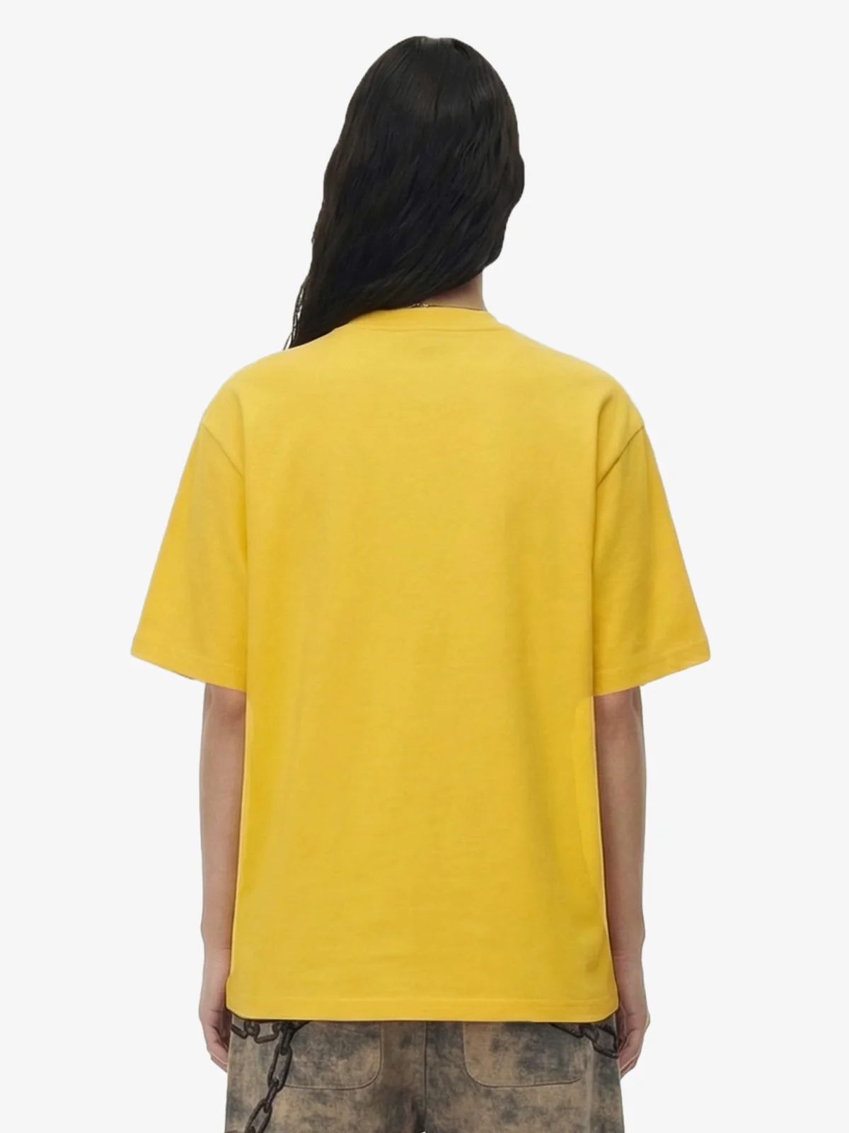 Heavy Retro Patch Embroidered T-shirt - 2398 - Image 3