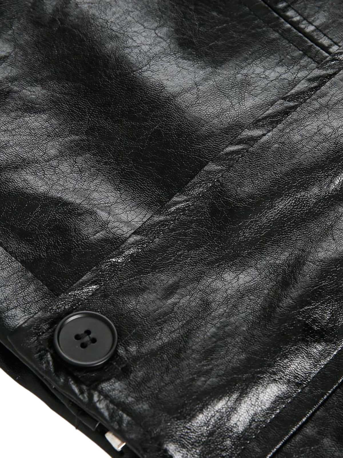 Retro Motorcycle PU Leather Jacket - Image 14
