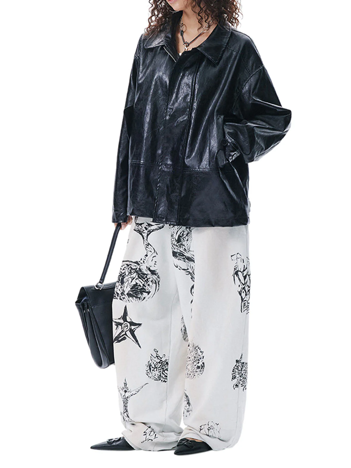 Retro Motorcycle PU Leather Jacket - Image 3