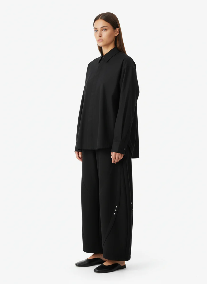 Retro Unisex Barrel Baggy Pants - 2450 - Image 8