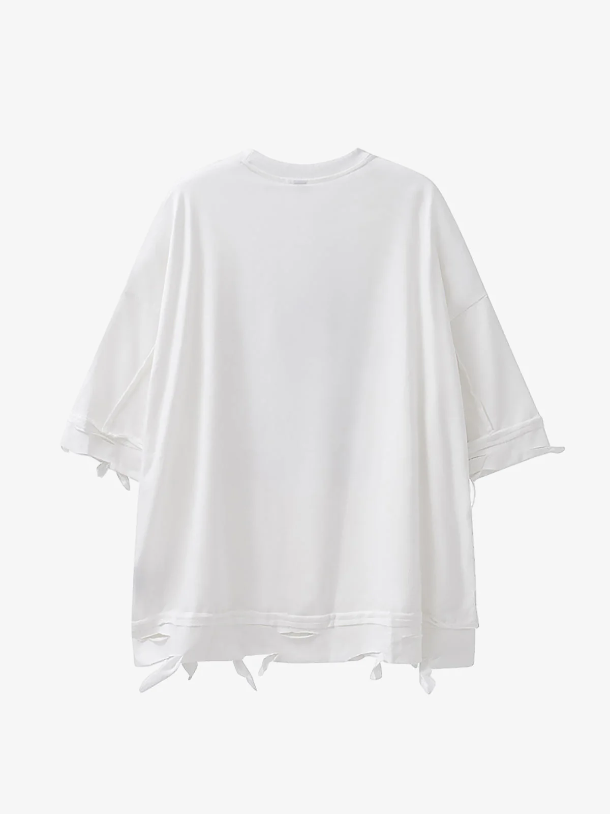 Thesupermade Chain Decorated Oversized T-Shirt - 2278 - Image 6