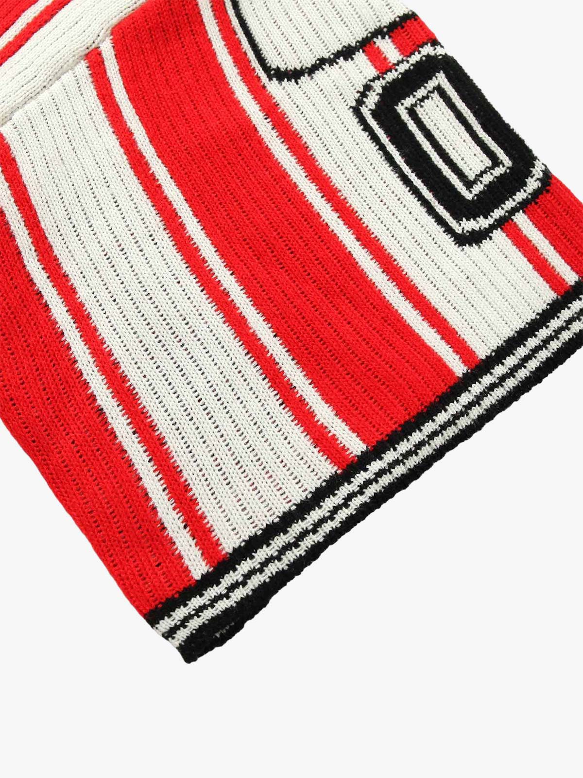 Thesupermade Vintage Striped Baseball Short-sleeved Knit Sweater - 2249 - Image 10