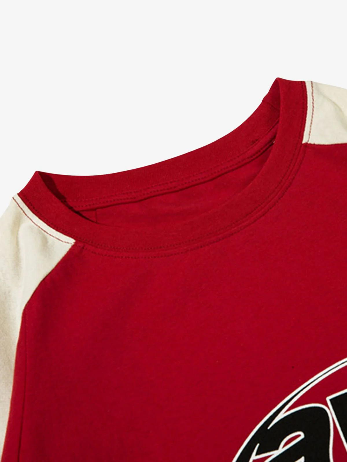 Color-Blocked Strip Racing T-shirt - 2076 - Image 11