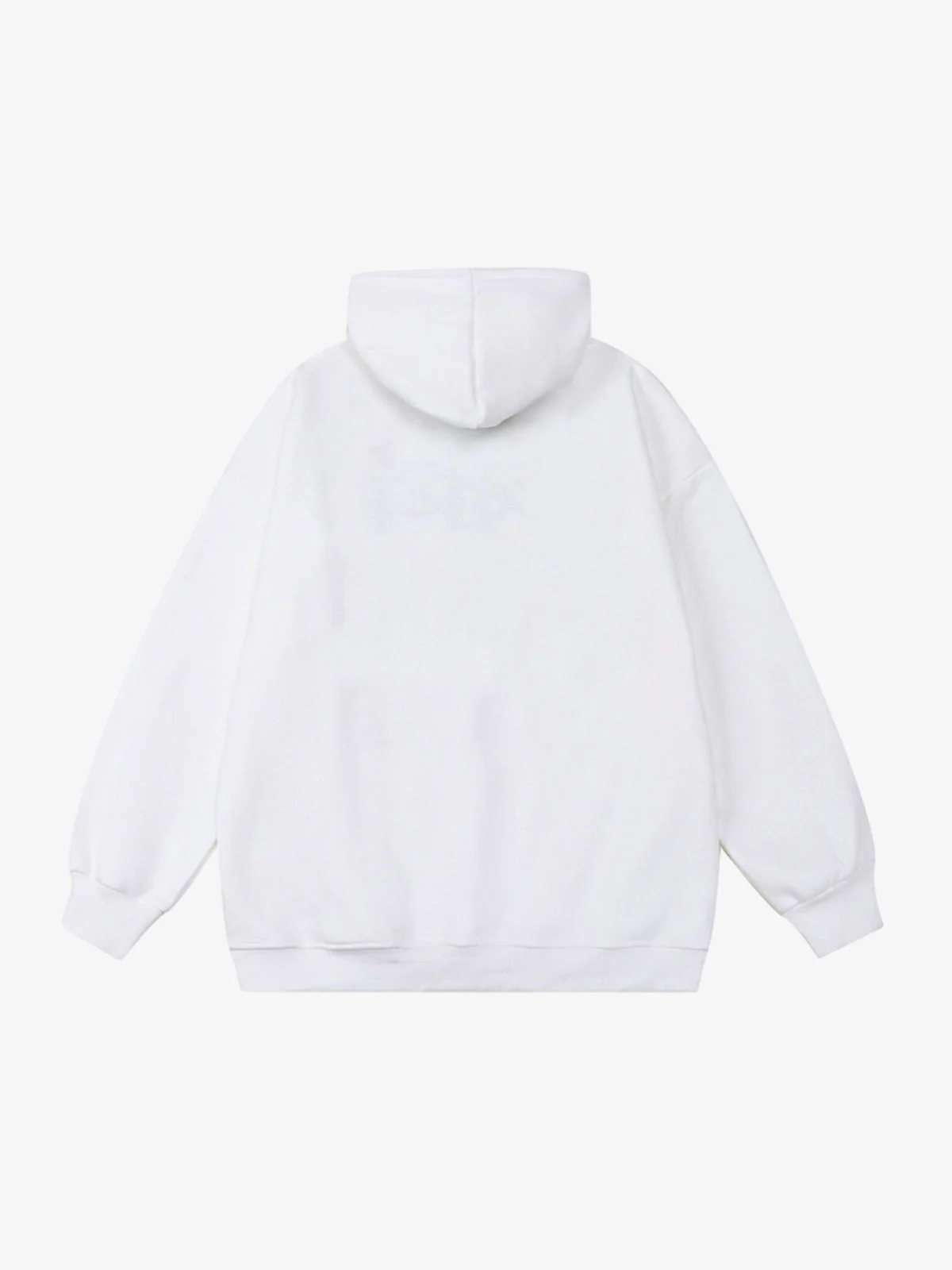 Thesupermade Blur Graphic Chain Hooded Sweatshirt - Image 4