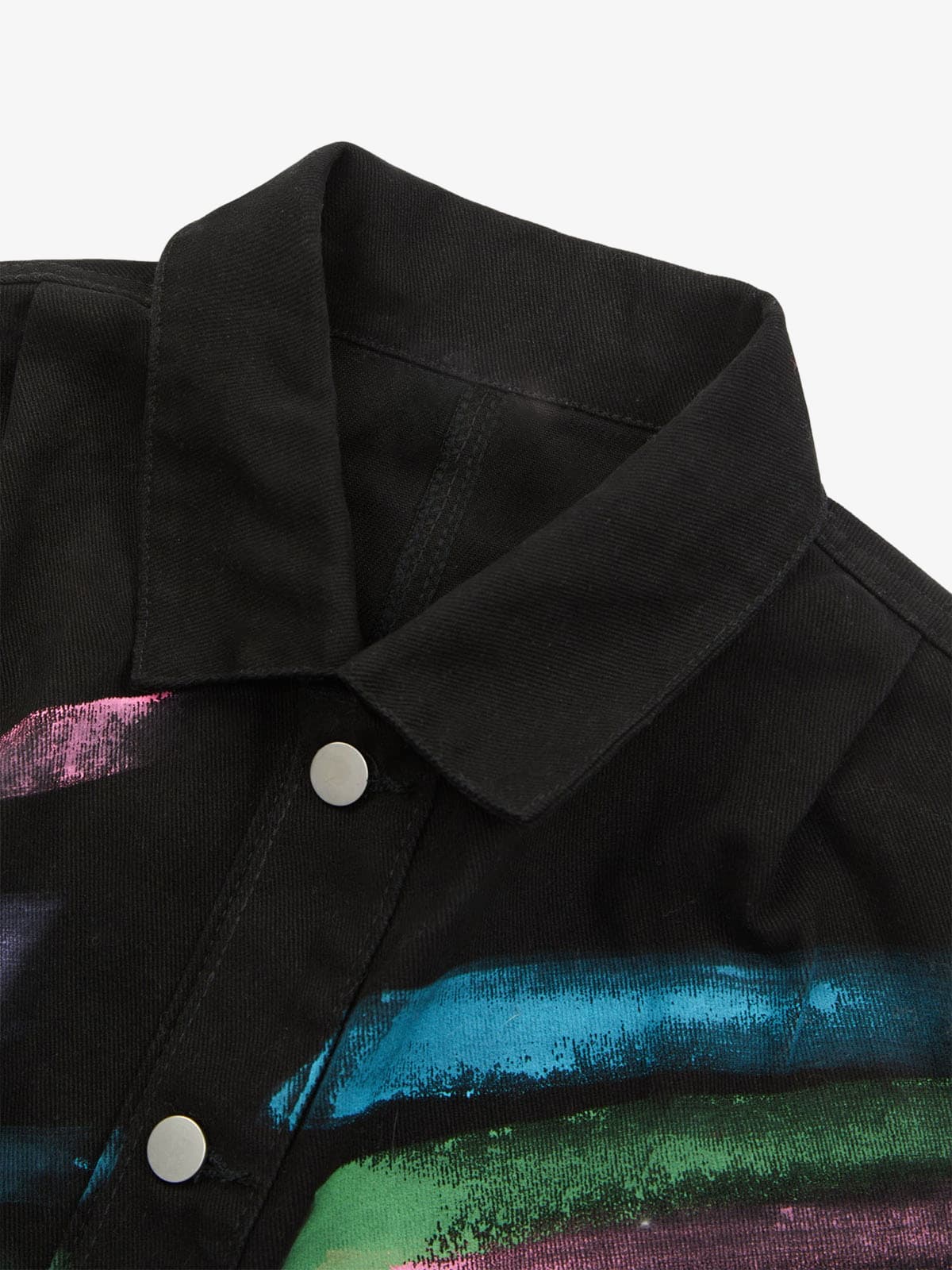 Thesupermade Hip-hop Hand-painted Graffiti Denim Jacket - 2010 - Image 10