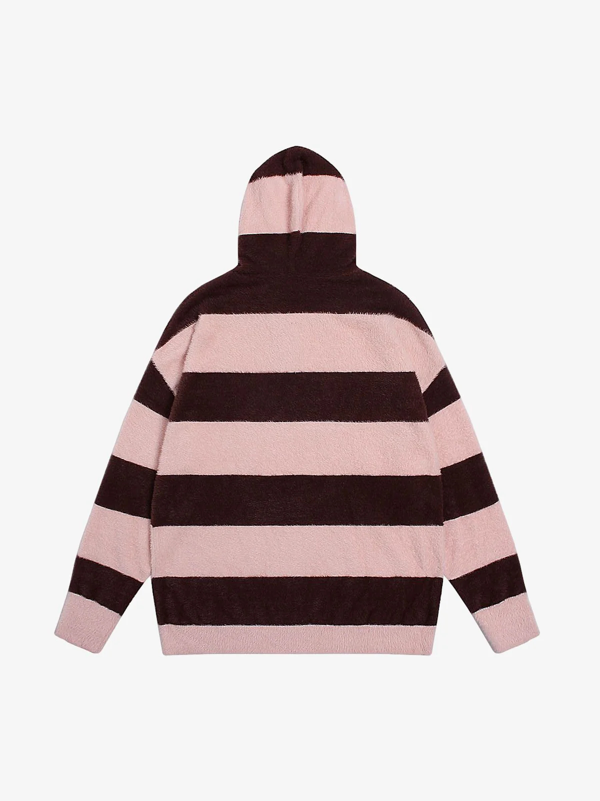 Thesupermade Hooded Striped Knit Sweater - Image 9