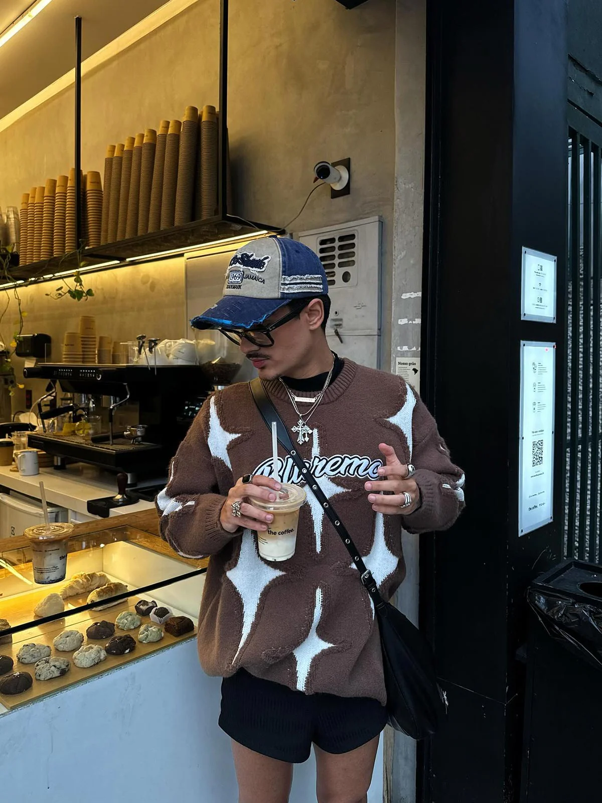 Thesupermade Retro Letter Denim Cap - 2136 - Image 5