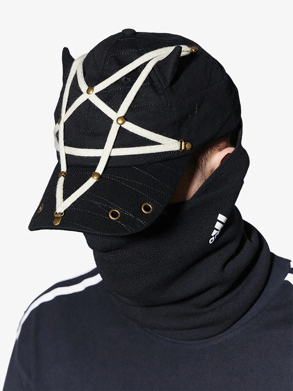 Thesupermade Star Washed Denim Baseball Cap - Image 3