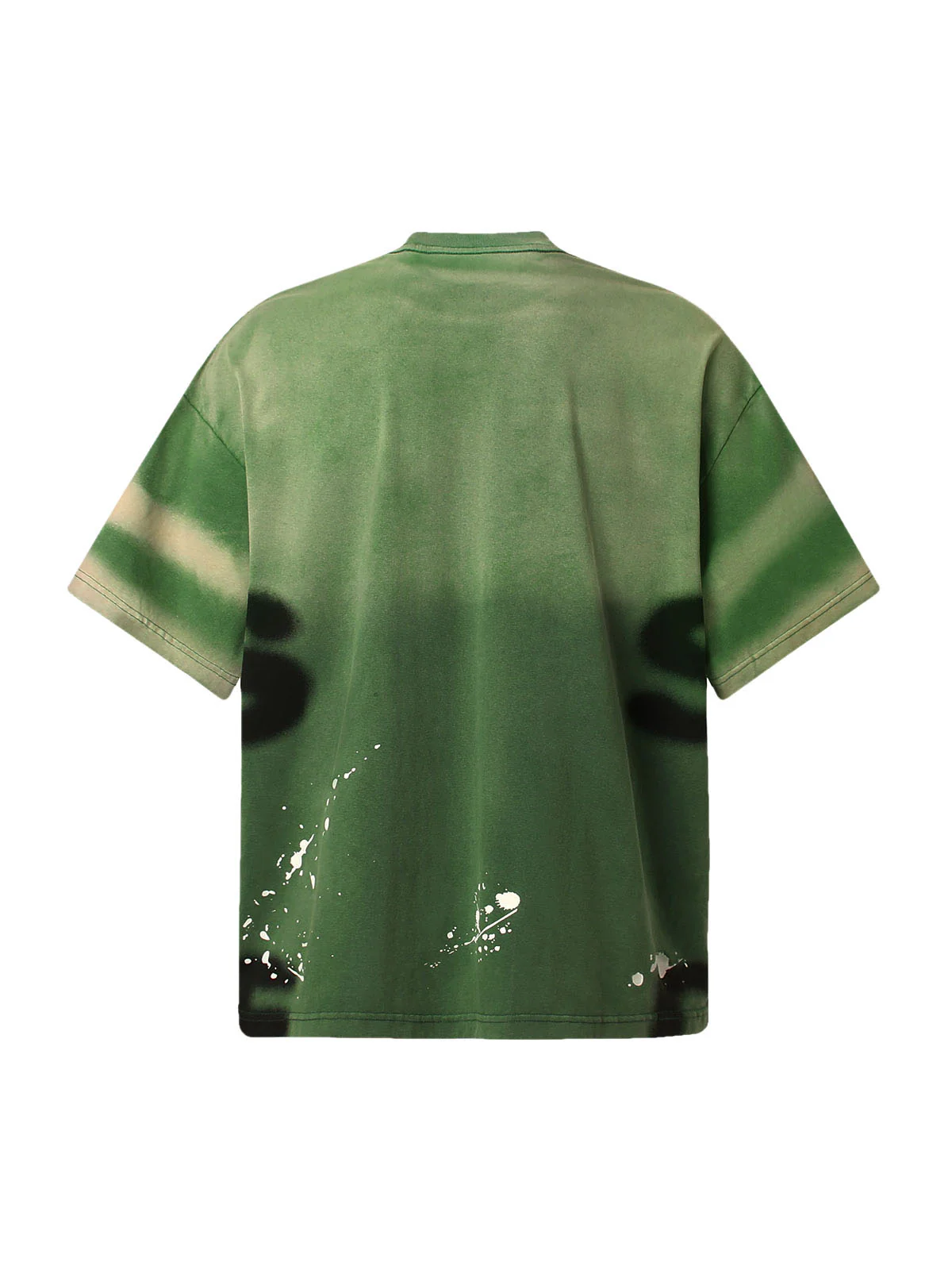 Ink Splash Letter Print T-shirt - 2414 - Image 9