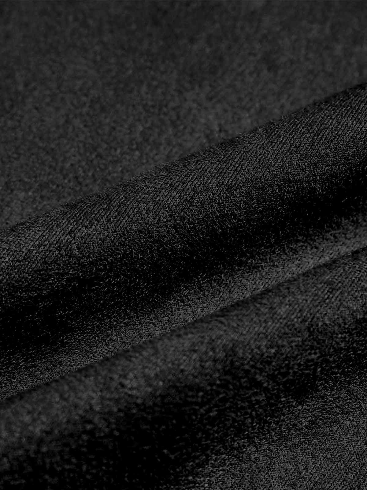 Metallic Print Suede Crew Neck T-Shirt - Image 11