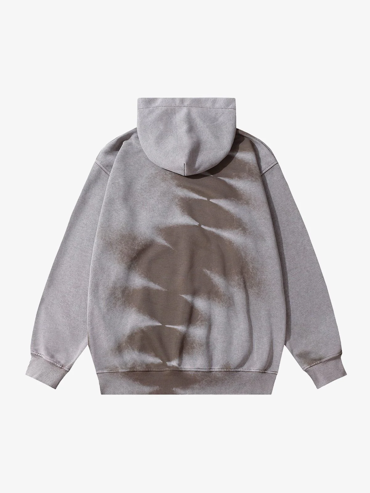 Thesupermade Tie-dye Contrasting Print Pullover Hoodie - Image 15