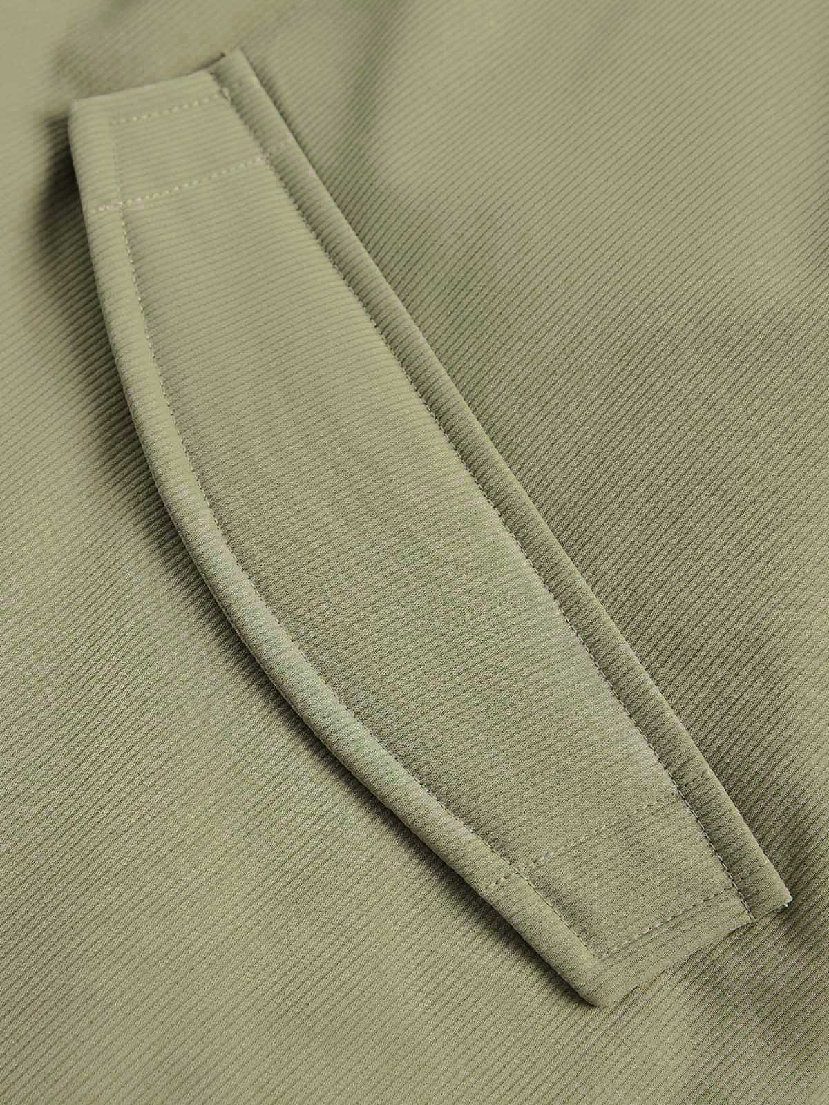 Vintage Oversized Pleated Stand Collar Jacket - Image 12