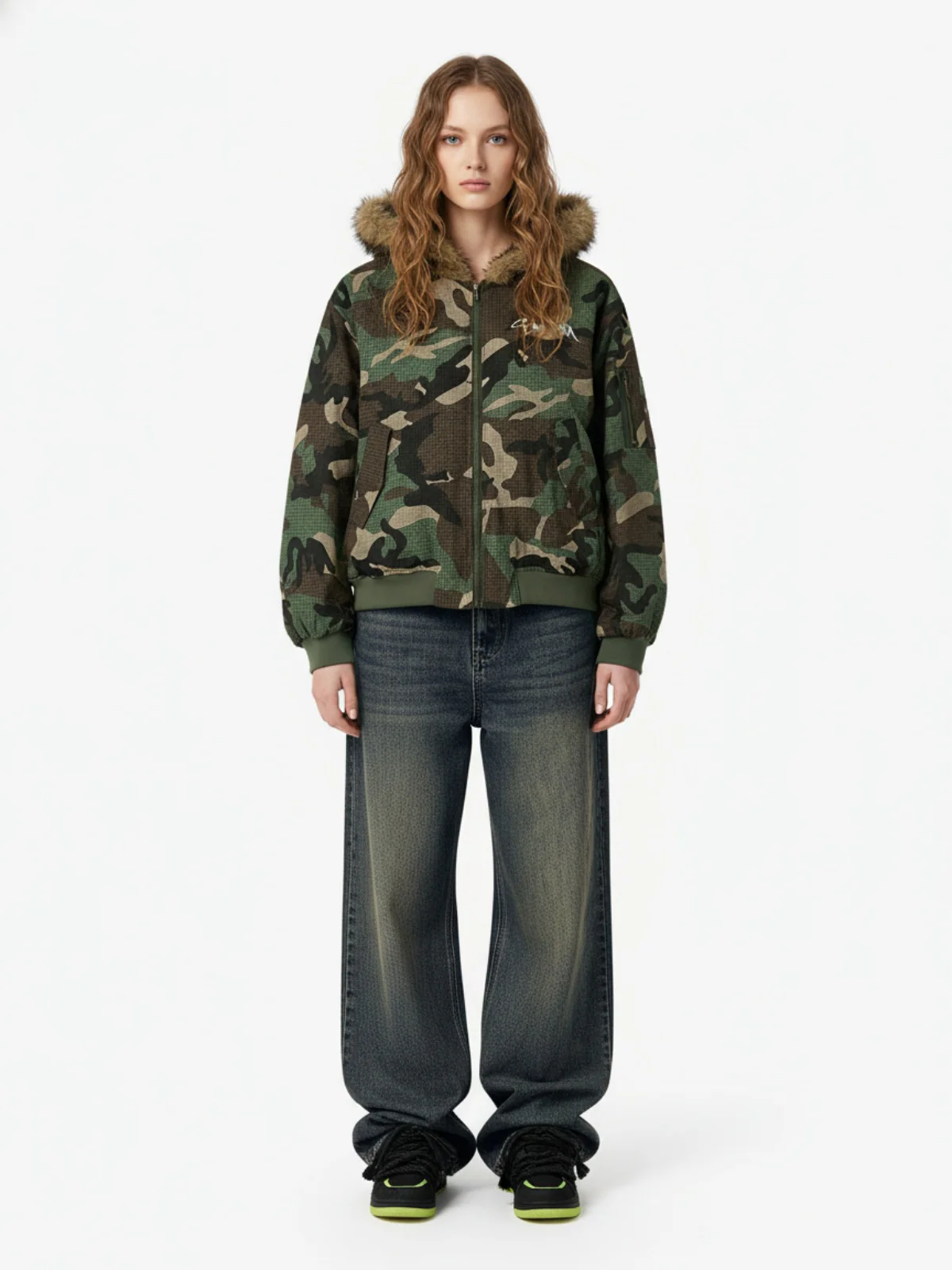Washed Dirty-Dye Straight Jeans - 2352 - Image 3