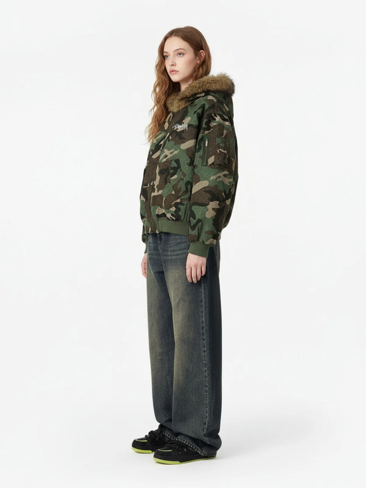 Washed Dirty-Dye Straight Jeans - 2352 - Image 4