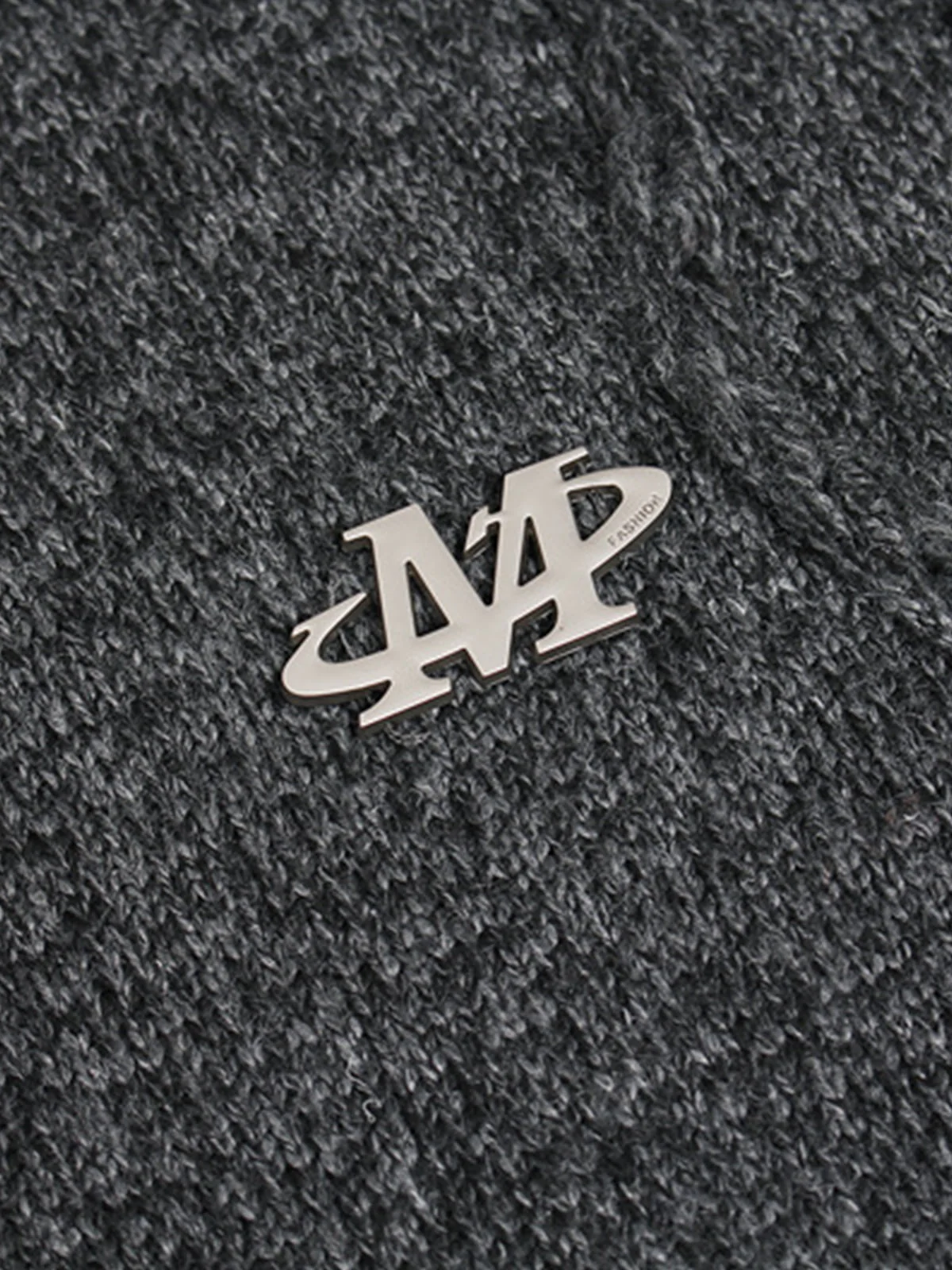 Turtleneck Cardigan Zip-Up Cable Sweater - Image 5