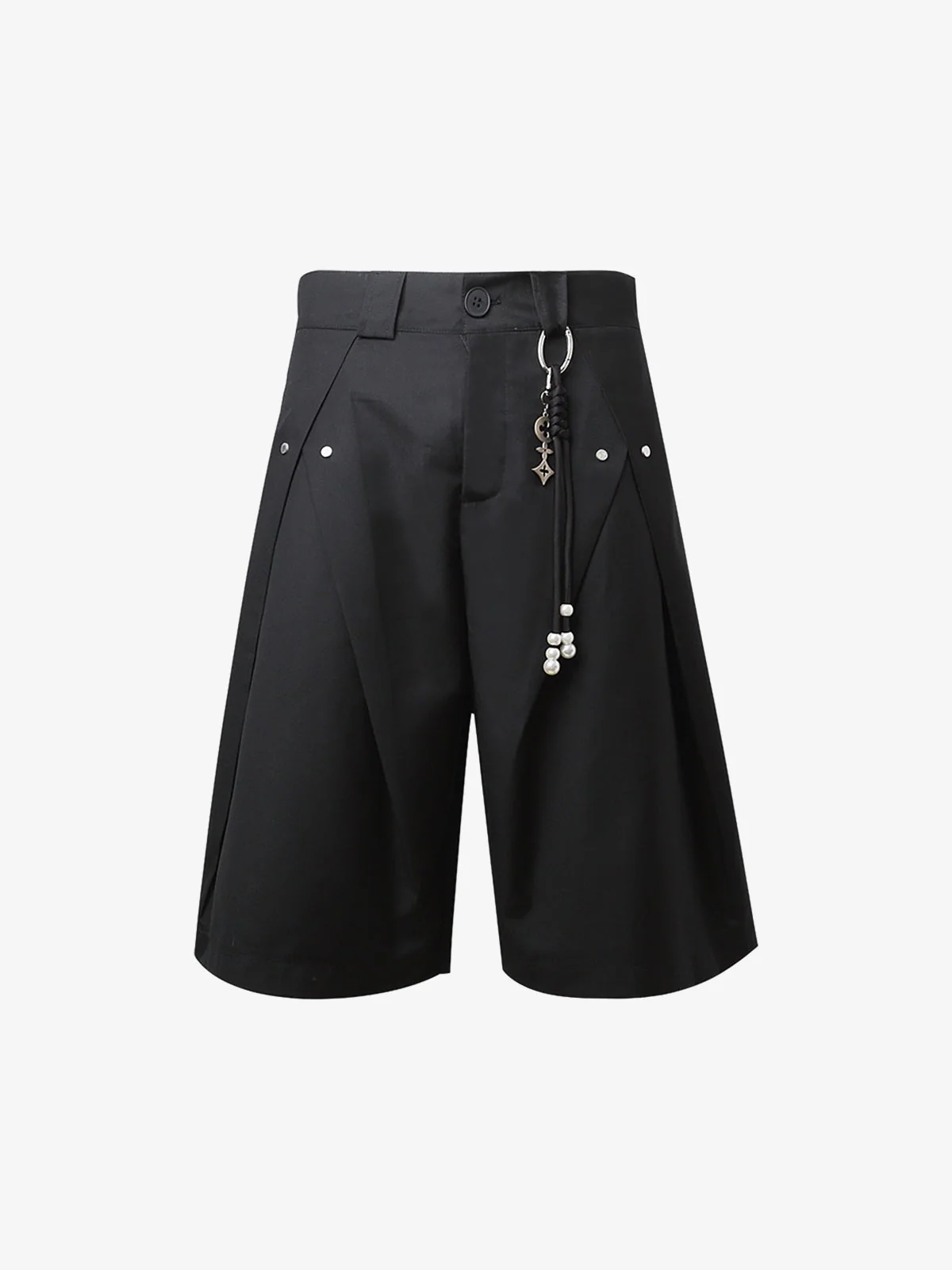 Vintage Deconstructed Pleated Shorts - Image 2