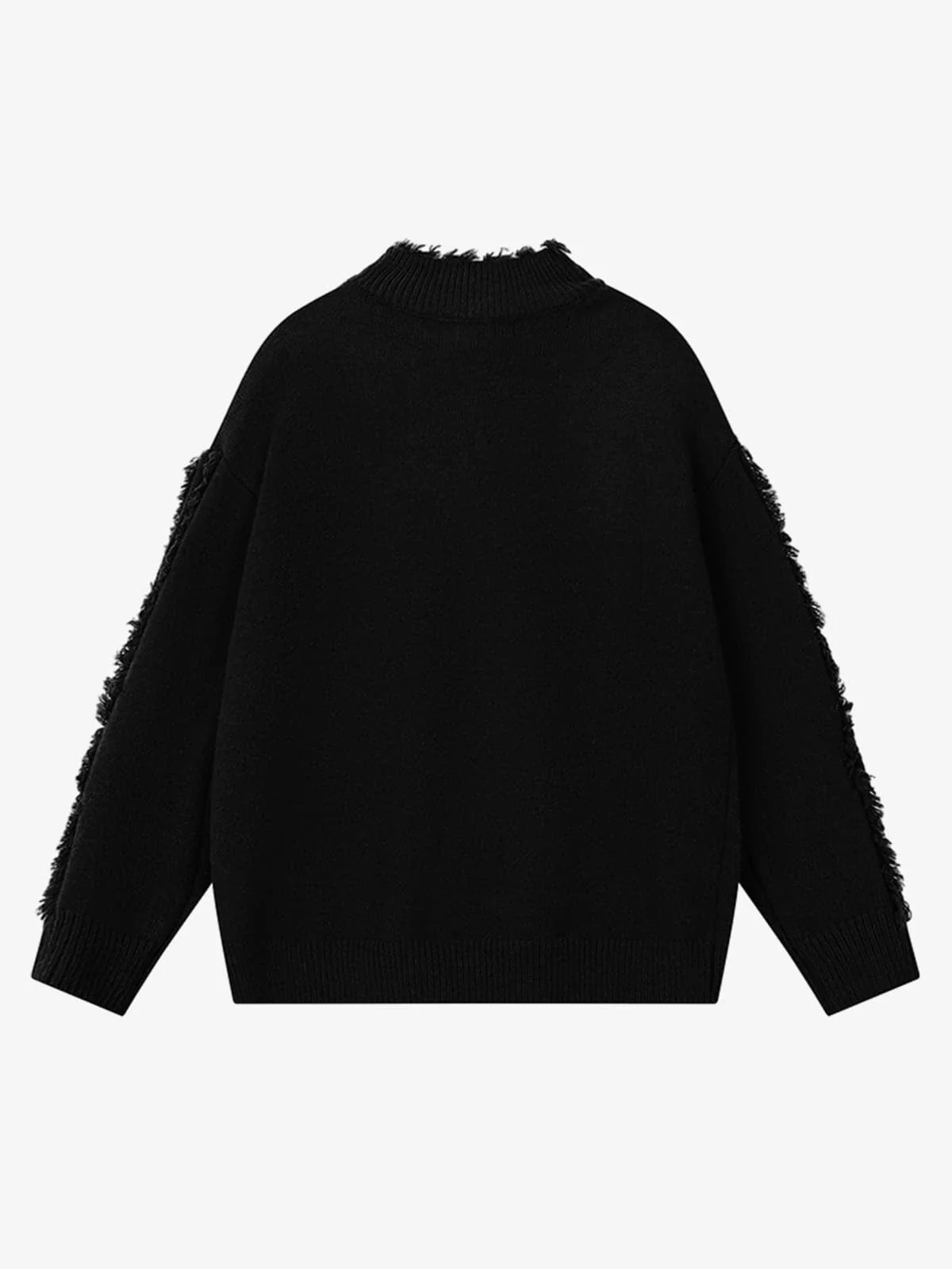 Vintage Frayed Edge Metal Logo Cardigan - Image 11