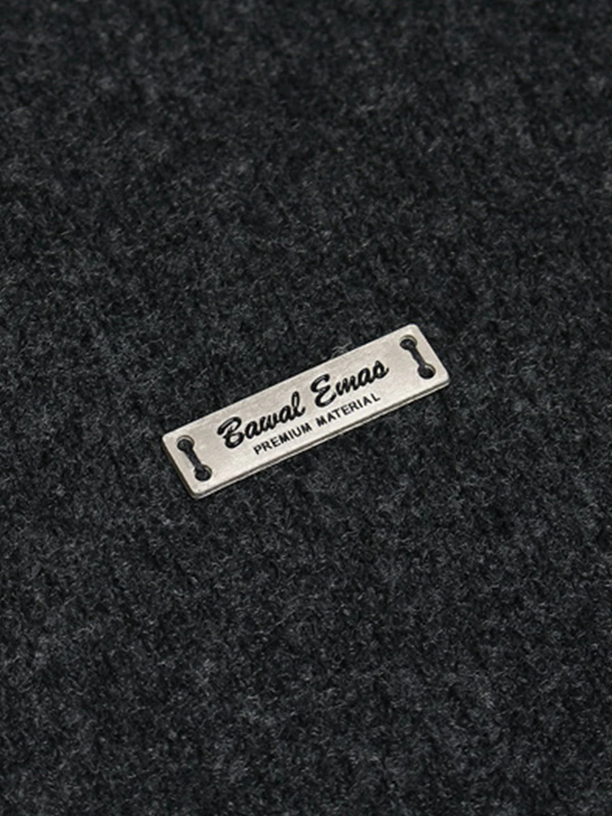 Vintage Knitted Distressed Raw Hem Half Zip Pullover Sweater - Image 10
