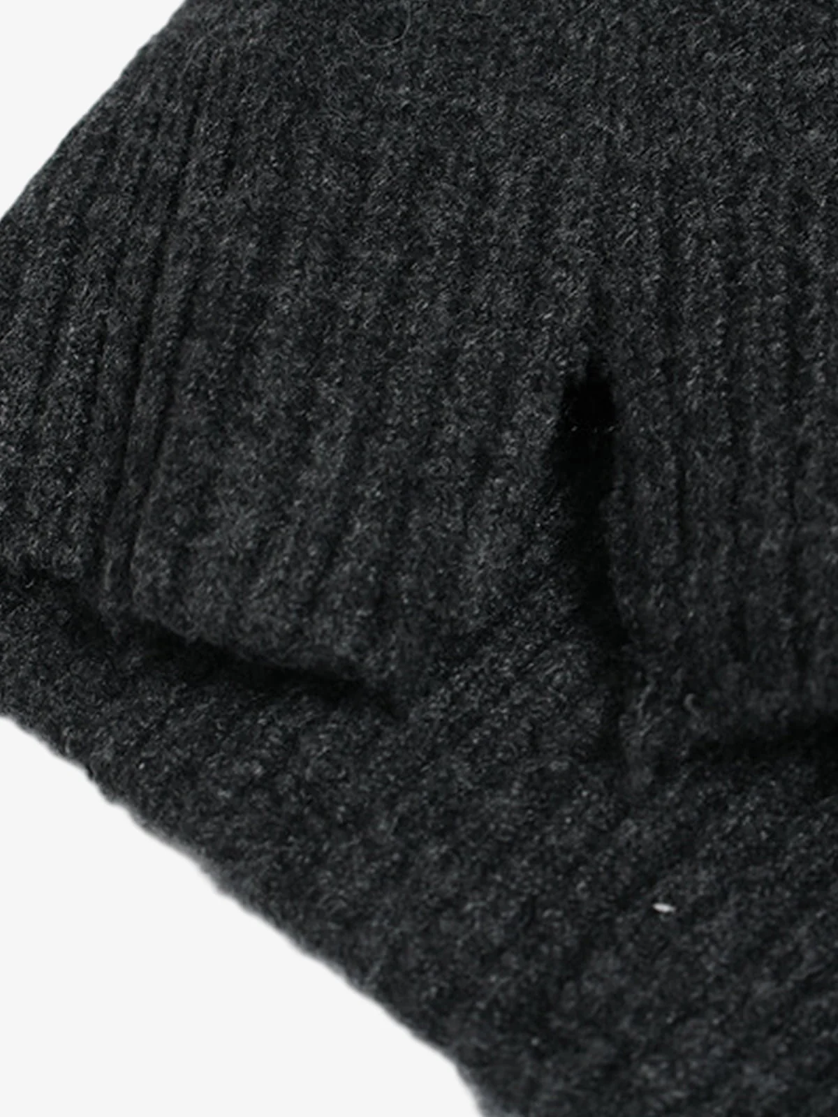 Vintage Knitted Distressed Raw Hem Half Zip Pullover Sweater - Image 11