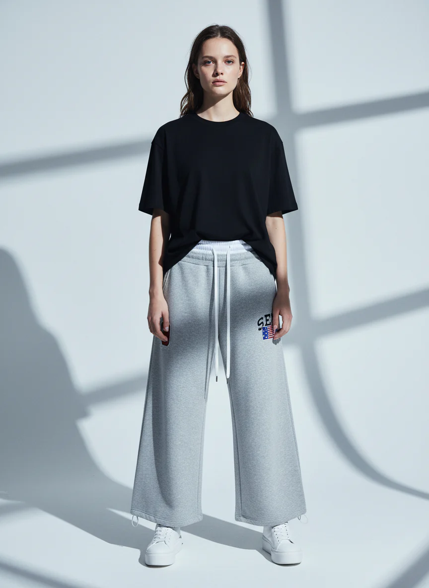 Vintage Paratrooper Layered Look Sweatpants - Image 3