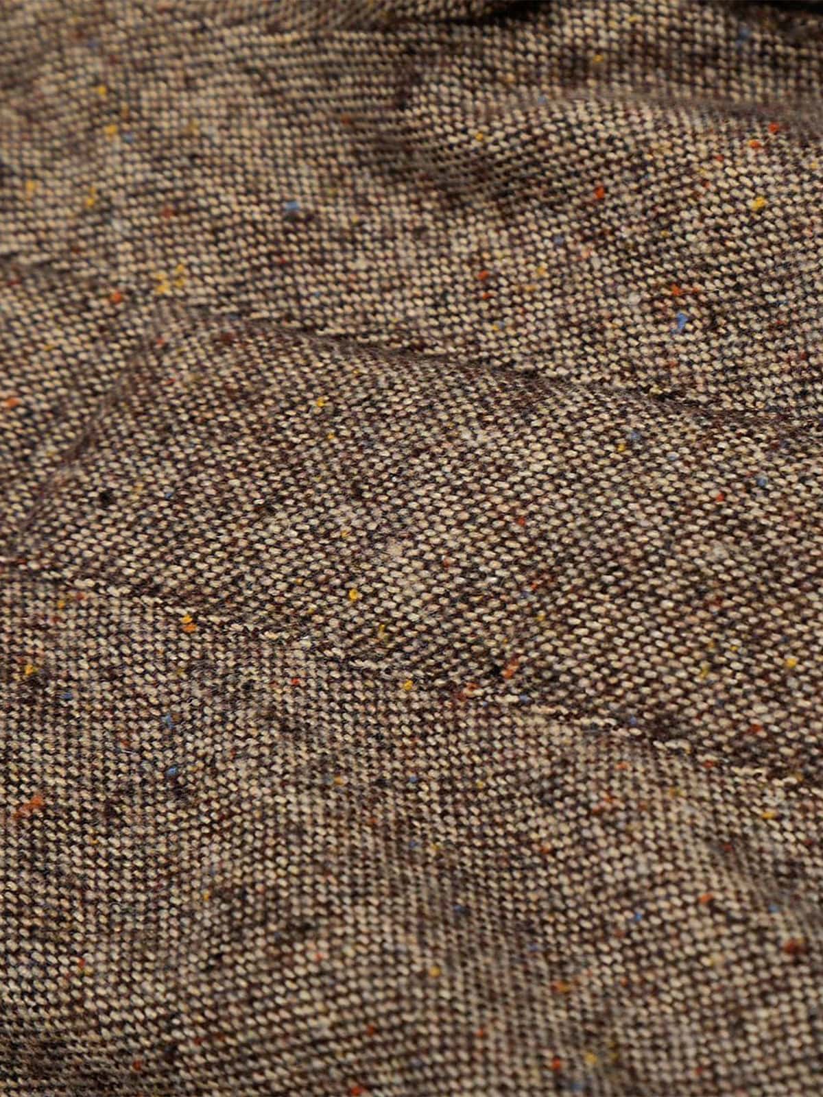 Vintage Tweed Faux Fur Collar Padded Bomber Jacket - Image 10