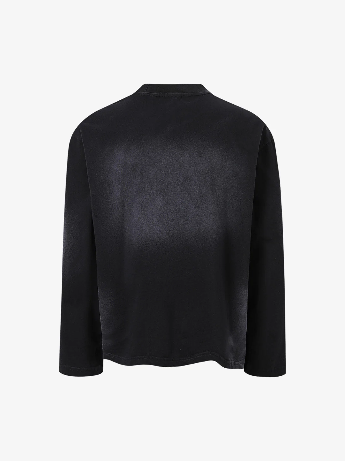 Vintage Washed Goat Print Long Sleeves T-Shirt - Image 2
