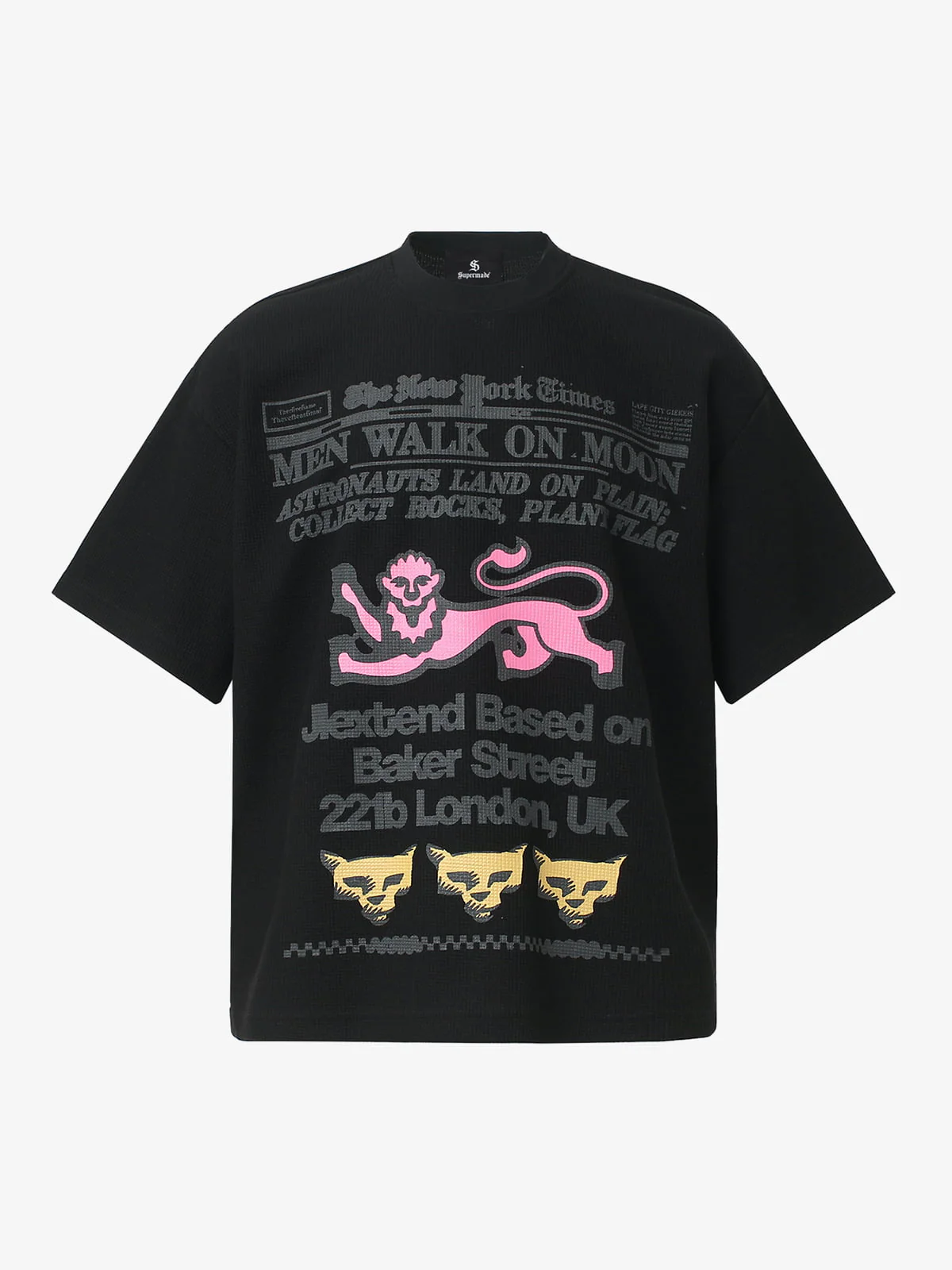 Waffle Knit Fun Graphic T-Shirt - Image 2