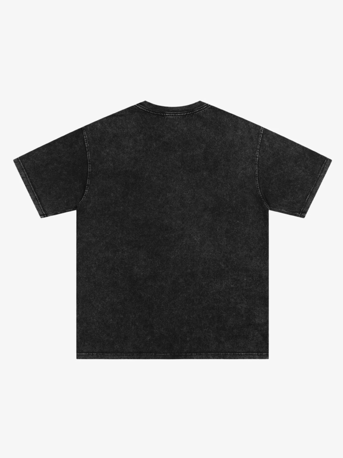 Washed Rhinestone Letter Graphic T-Shirt - Image 5