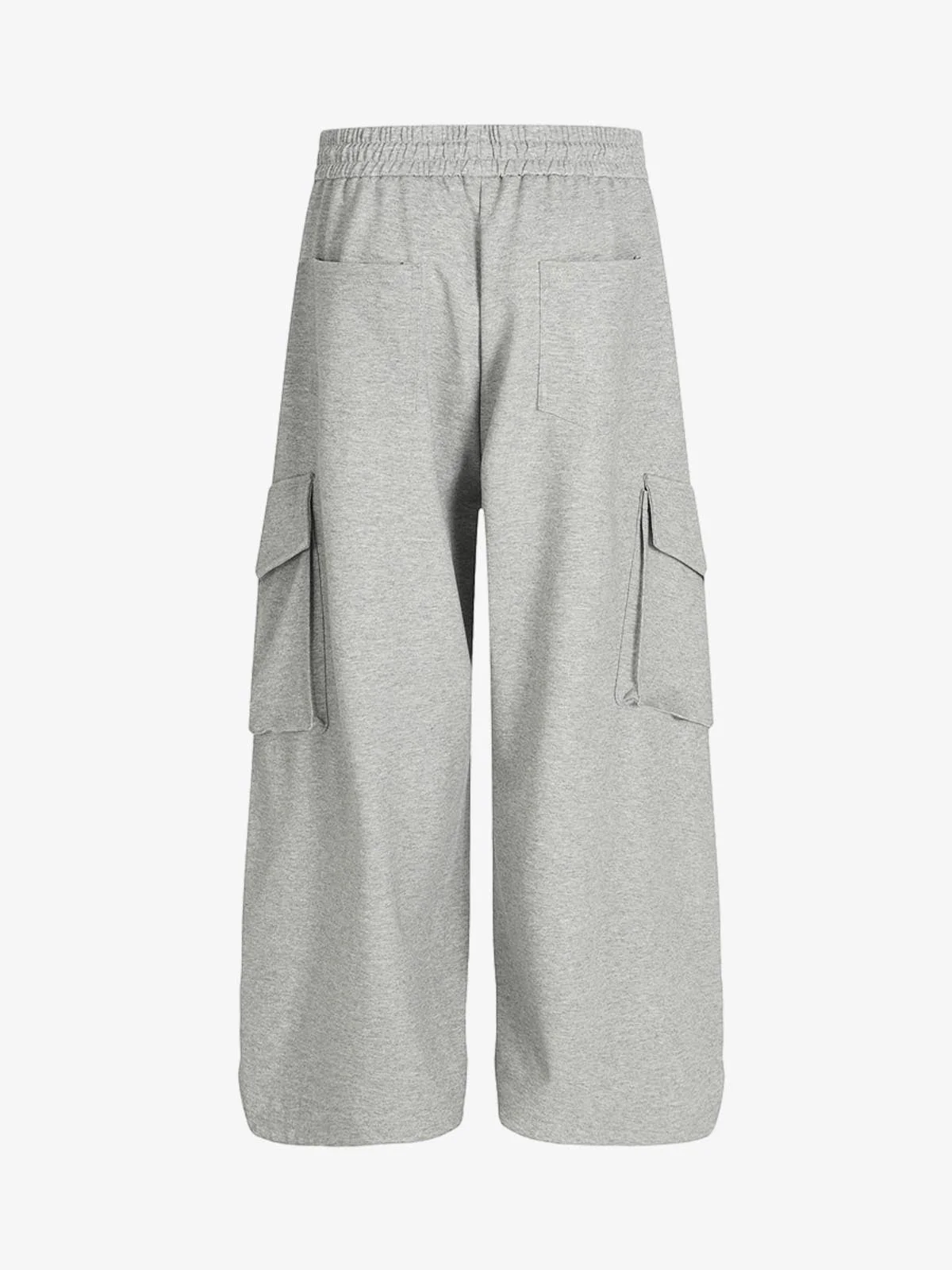 Wrinkled Detail Multi-Pocket Cargo Sweatpants - Image 4